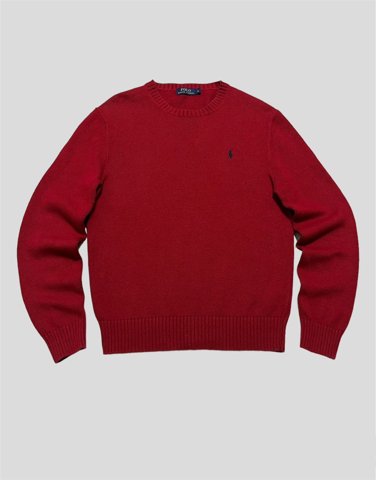 Vintage Polo Ralph Lauren Vintage Red Sweater Size US M / EU 48-50 / 2 - 4 Thumbnail