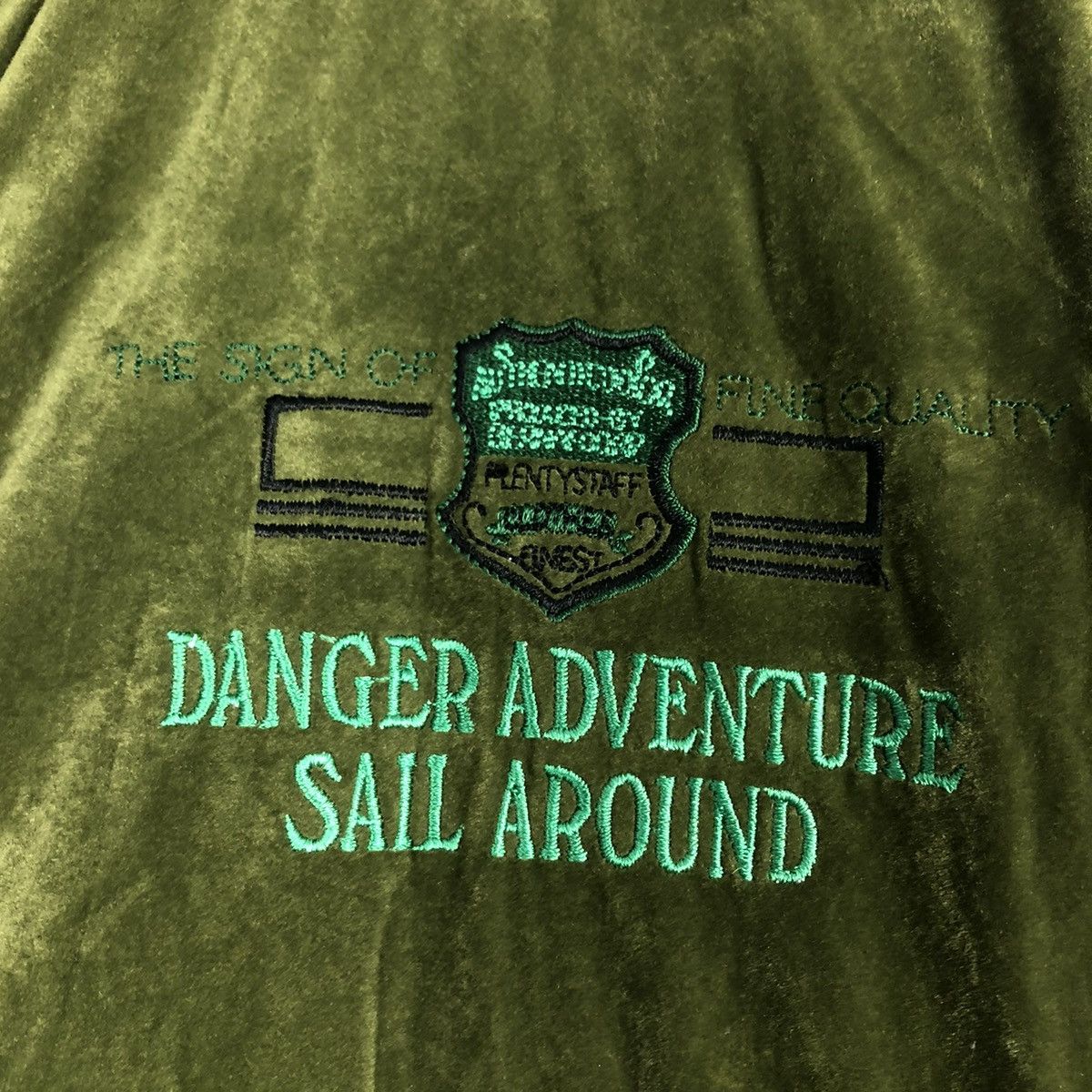 Japanese Brand VTG REVERSIBLE BOMBER JACKET VELVET DANGER SAIL ISSEYMIYAKE Size US M / EU 48-50 / 2 - 19 Thumbnail