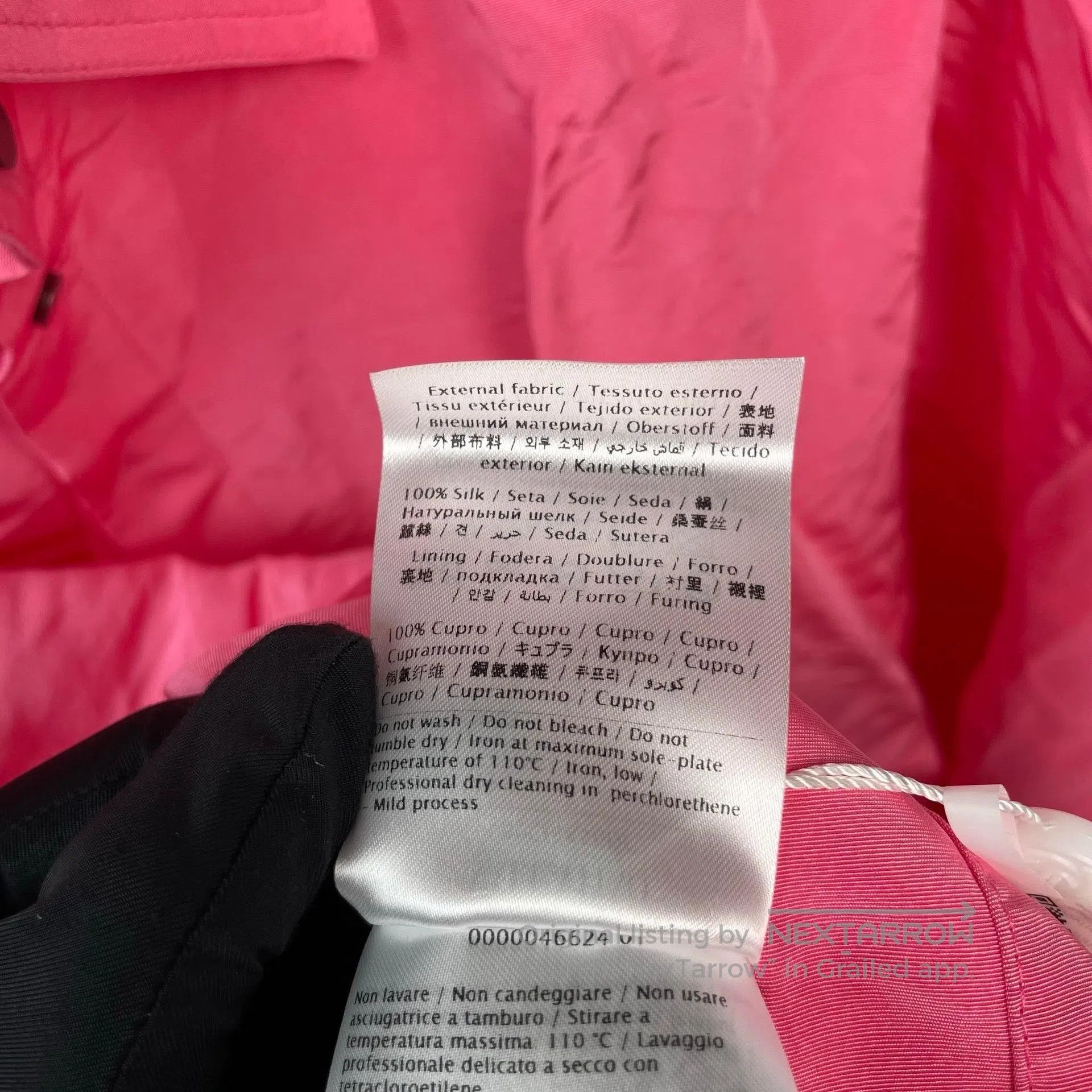 Valentino Valentino Pink Oversized Shirt Jacket| Size M / US 6-8 / IT 42-44 - 6 Thumbnail