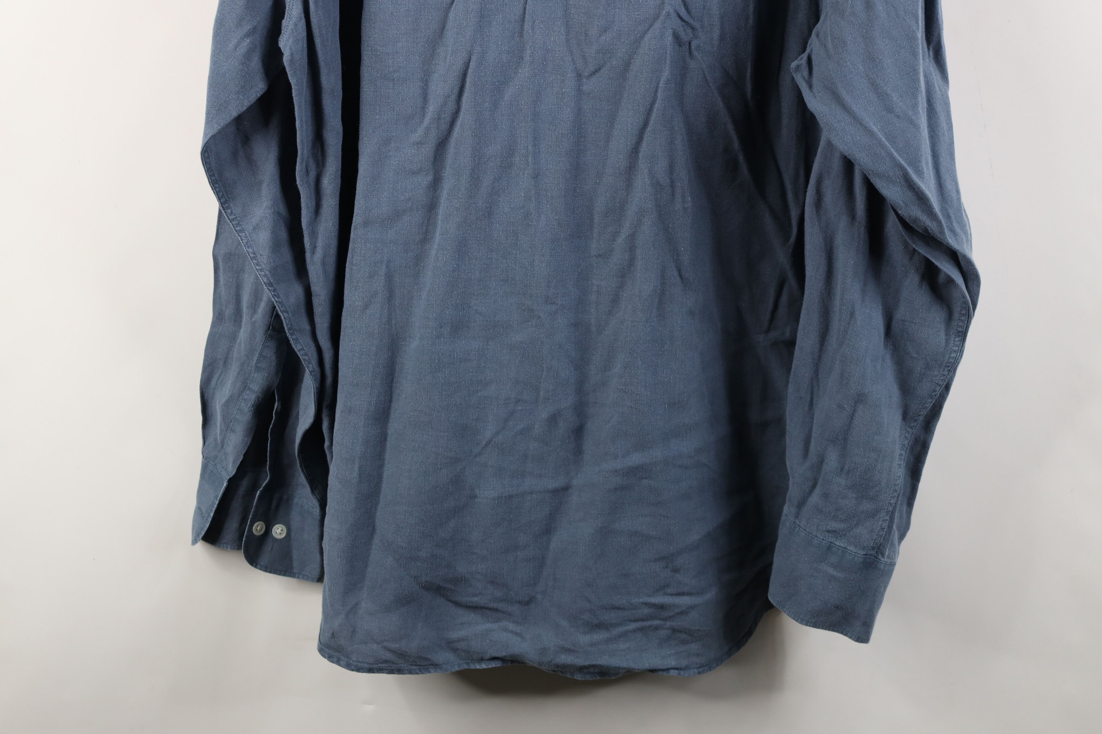 Banana Republic Vintage 80s 90s Banana Republic Collared Button Shirt Blue Size US L / EU 52-54 / 3 - 12 Thumbnail