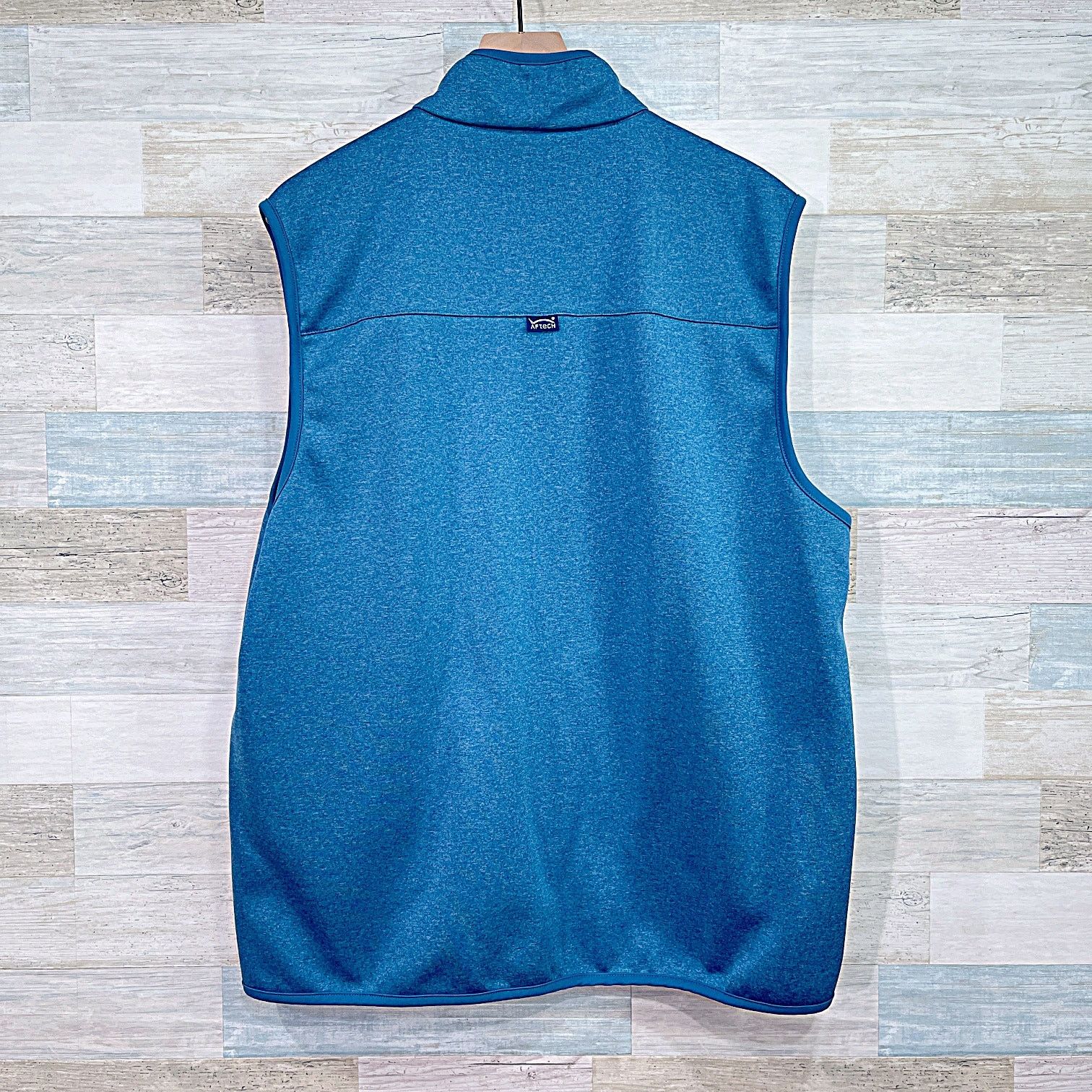 Other AFTCO Full Zip Performance Fleece Vest Blue Fishing Mens XL Size US XL / EU 56 / 4 - 4 Thumbnail