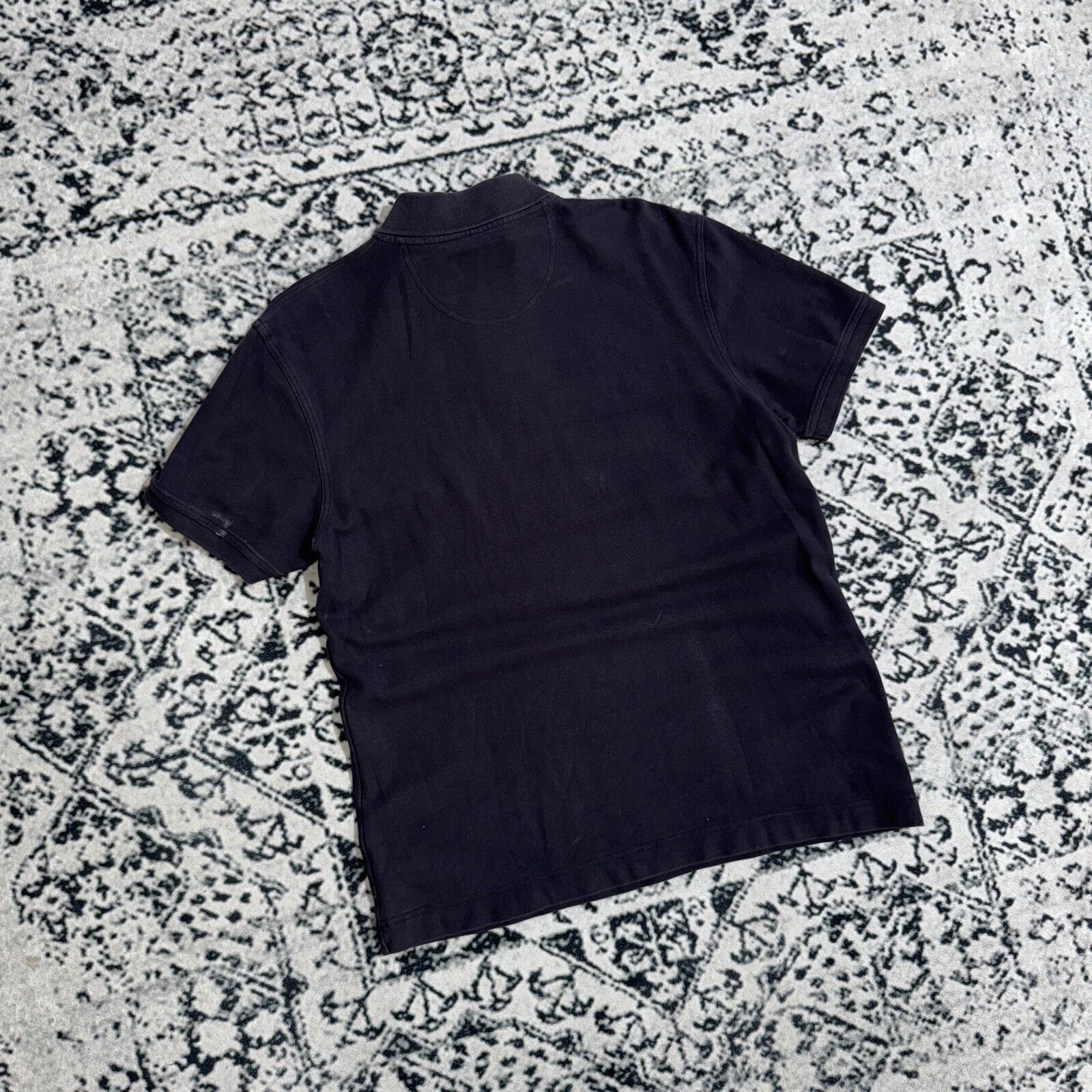 Barbour × Vintage Vintage Barbour Unisex Navy Cotton Polo Shirt Size L Y2K 90s Size US L / EU 52-54 / 3 - 9 Thumbnail