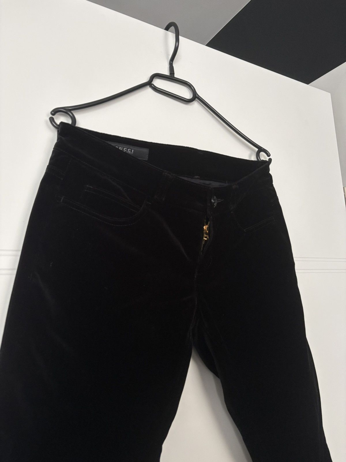 Gucci Gucci velvet trousers black L Size 40" / US 18 - 3 Thumbnail