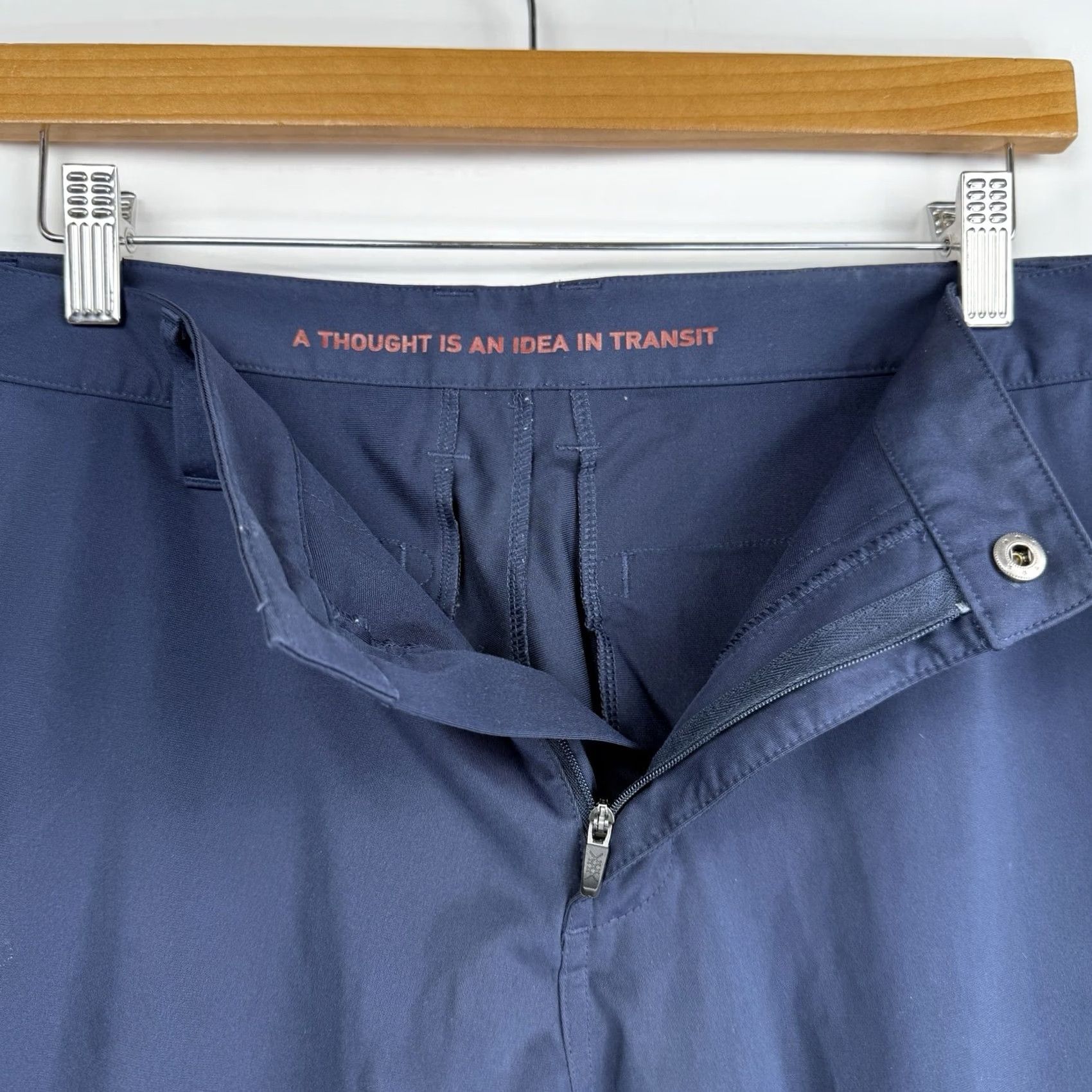 Rhone Rhone Mens Pants Commuter Slim Fit Jogger Navy Blue 32 Regular Inseam 29in Sl im Size US 32 / EU 48 - 3 Thumbnail