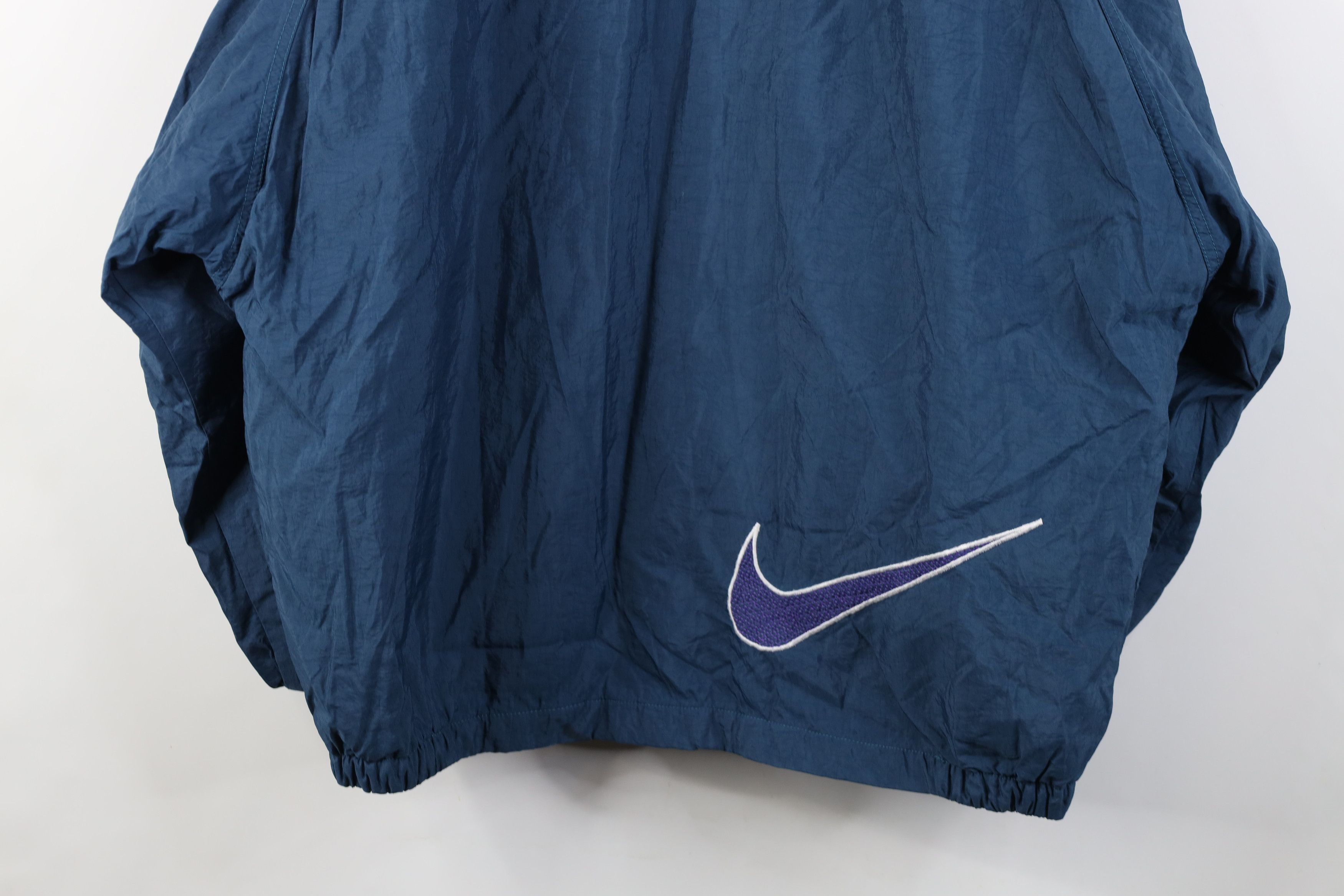 Nike Vintage 90s Nike Travis Scott Mini Swoosh Hooded Jacket Size US L / EU 52-54 / 3 - 16 Thumbnail
