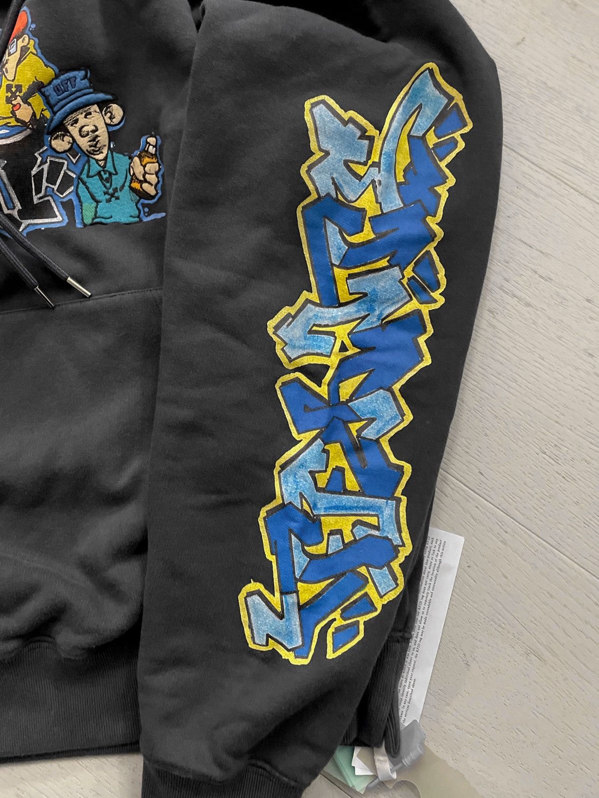 Off-White Off-White Graffiti-print Graff Pupp Hoodie Sweatshirt Size US M / EU 48-50 / 2 - 3 Thumbnail