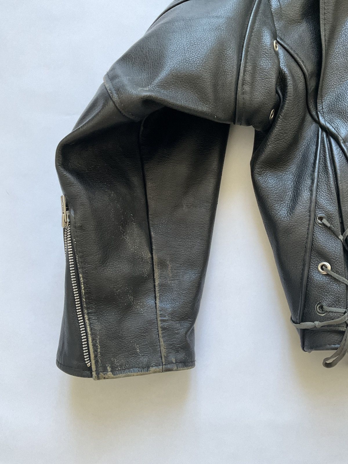 Vintage Vintage black leather perfecto Size US XL / EU 56 / 4 - 15 Thumbnail