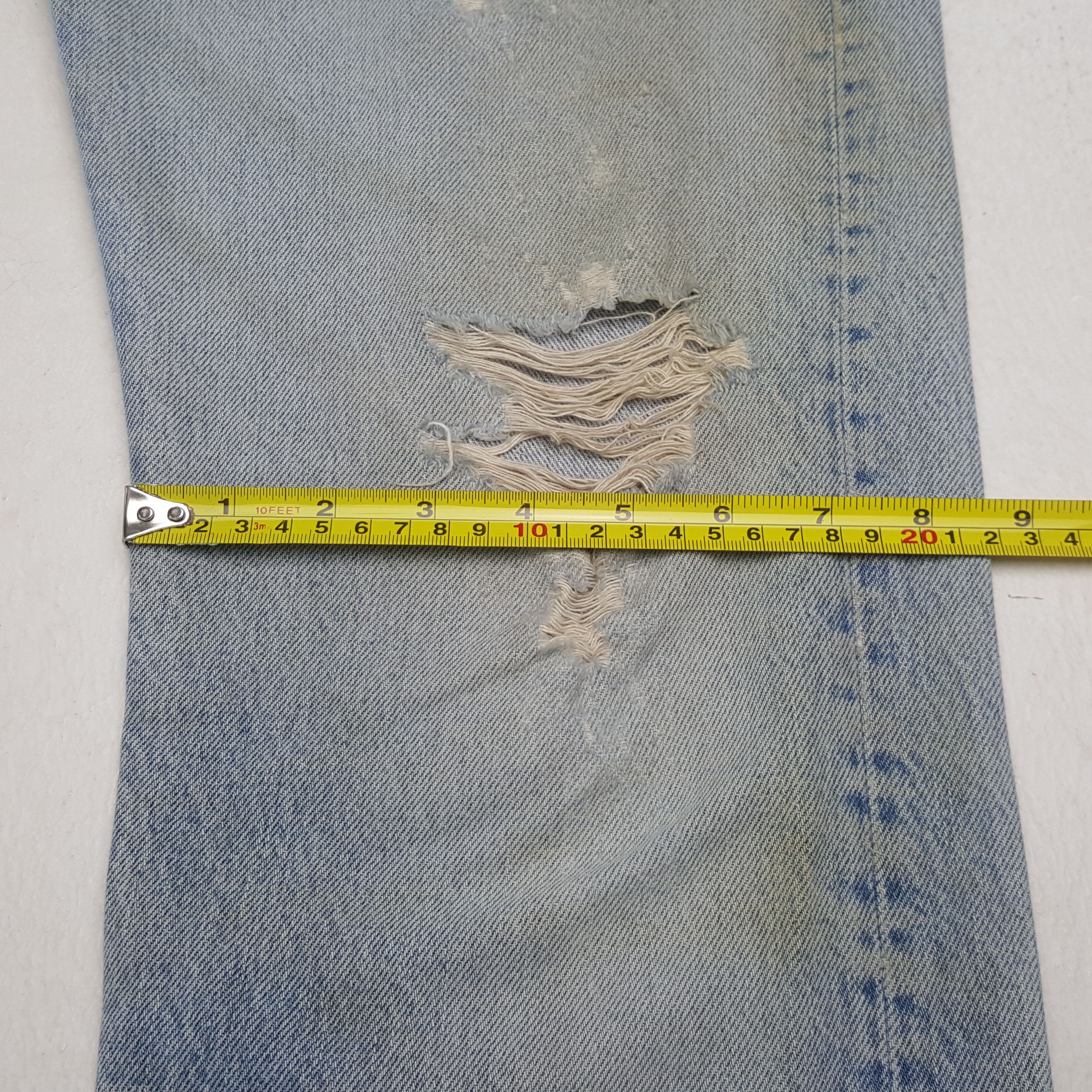 Levi's Levis Streetwear Style Distressed Jeans RR20 Size US 30 / EU 46 - 10 Thumbnail