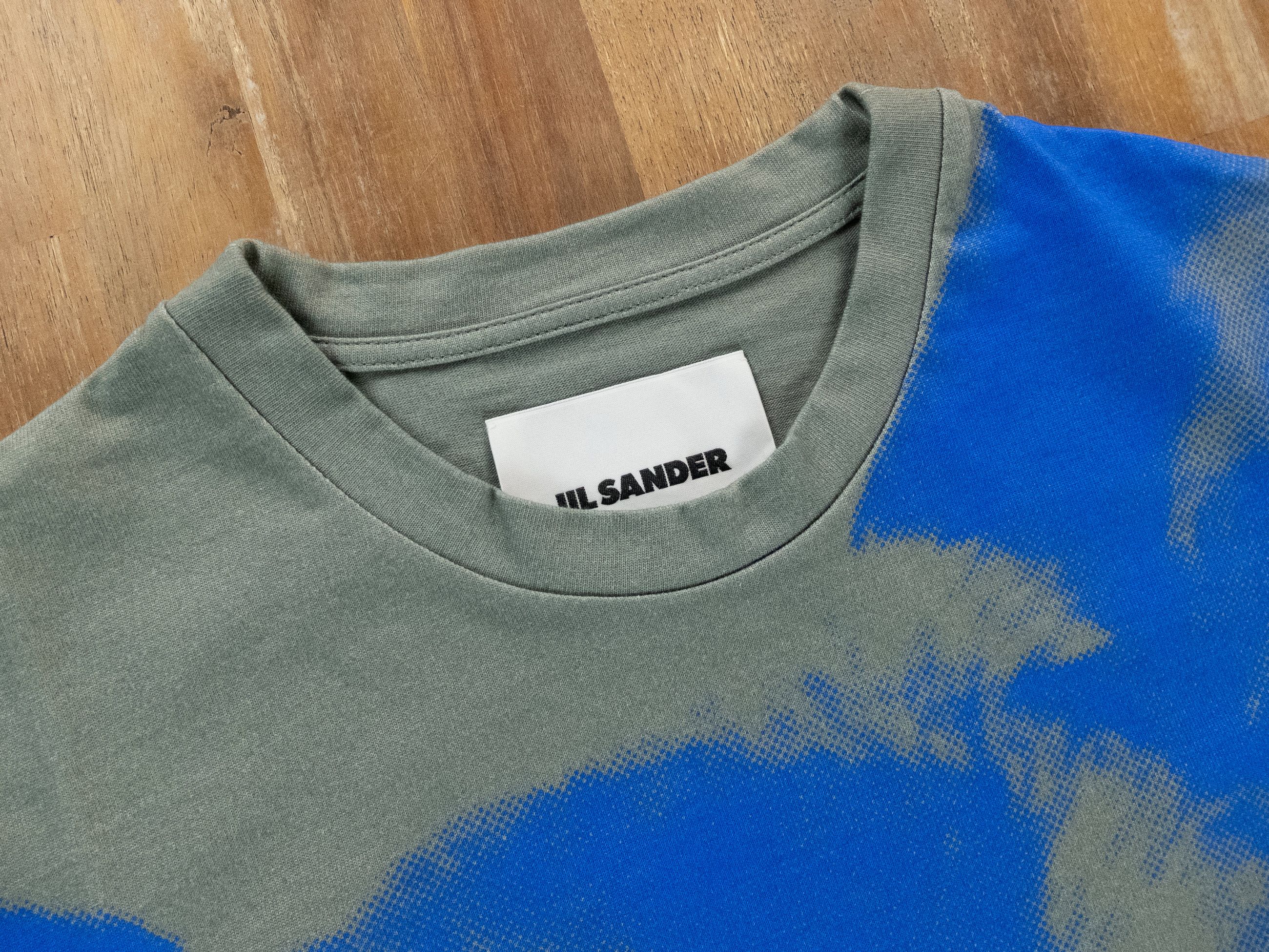 Jil Sander JIL SANDER green blue oversize dog print t-shirt Medium Size US M / EU 48-50 / 2 - 2 Thumbnail