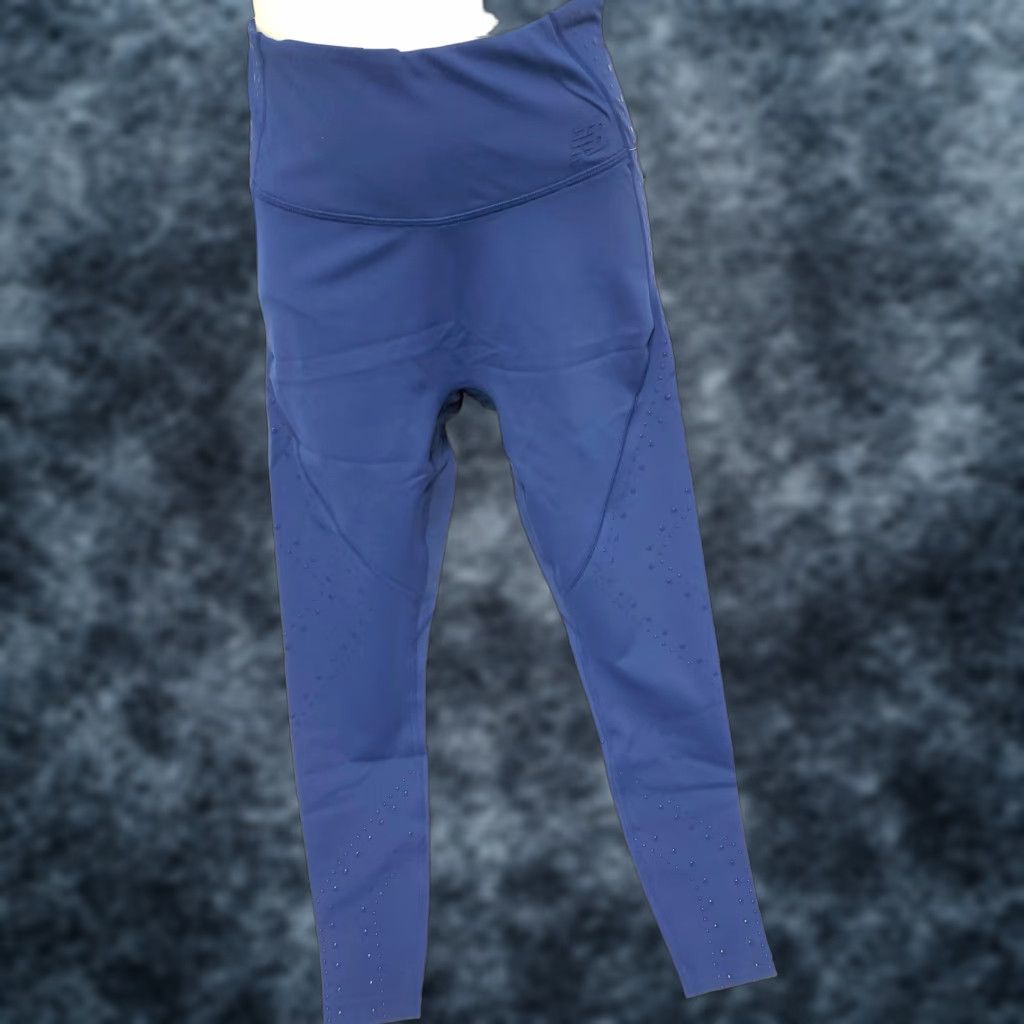 New Balance VINTAGE Womens New Balance WP93114 TTB Determination High Rise Tight Blue Workout Pants Size 28" / US 6 / IT 42 - 1 Thumbnail