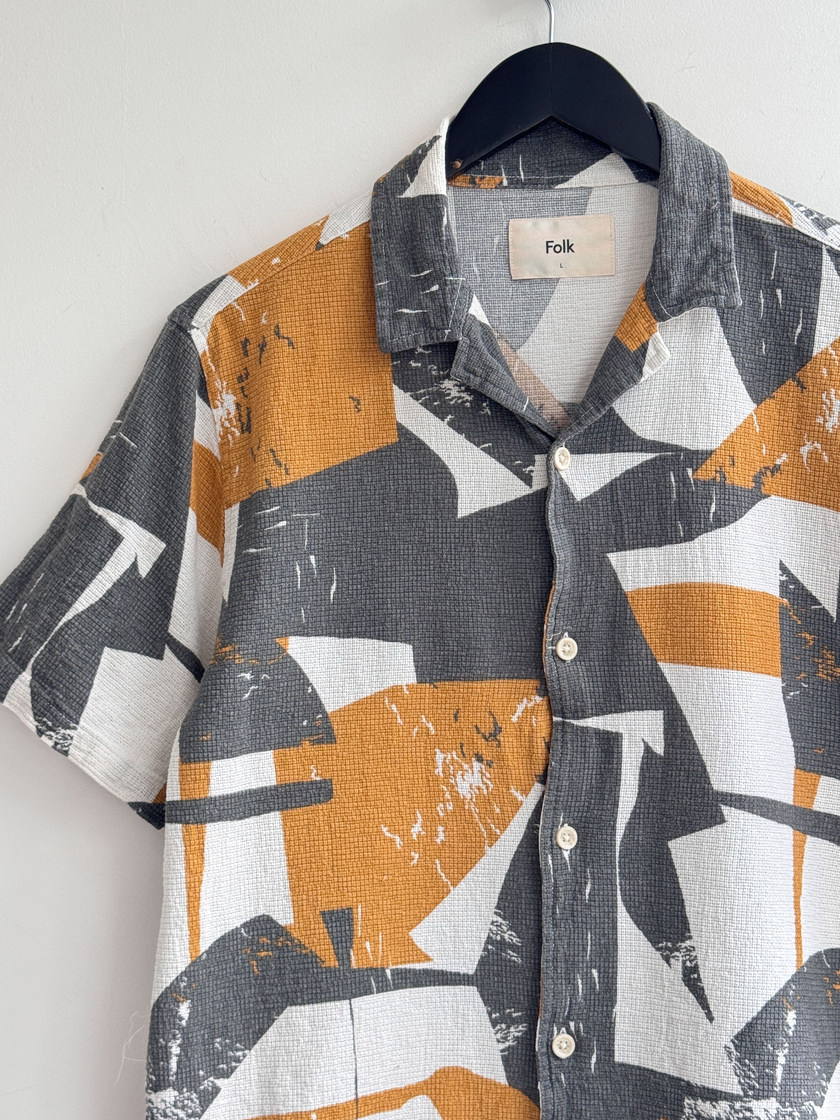 Folk Folk Short Sleeve Shirt Size US L / EU 52-54 / 3 - 2 Thumbnail
