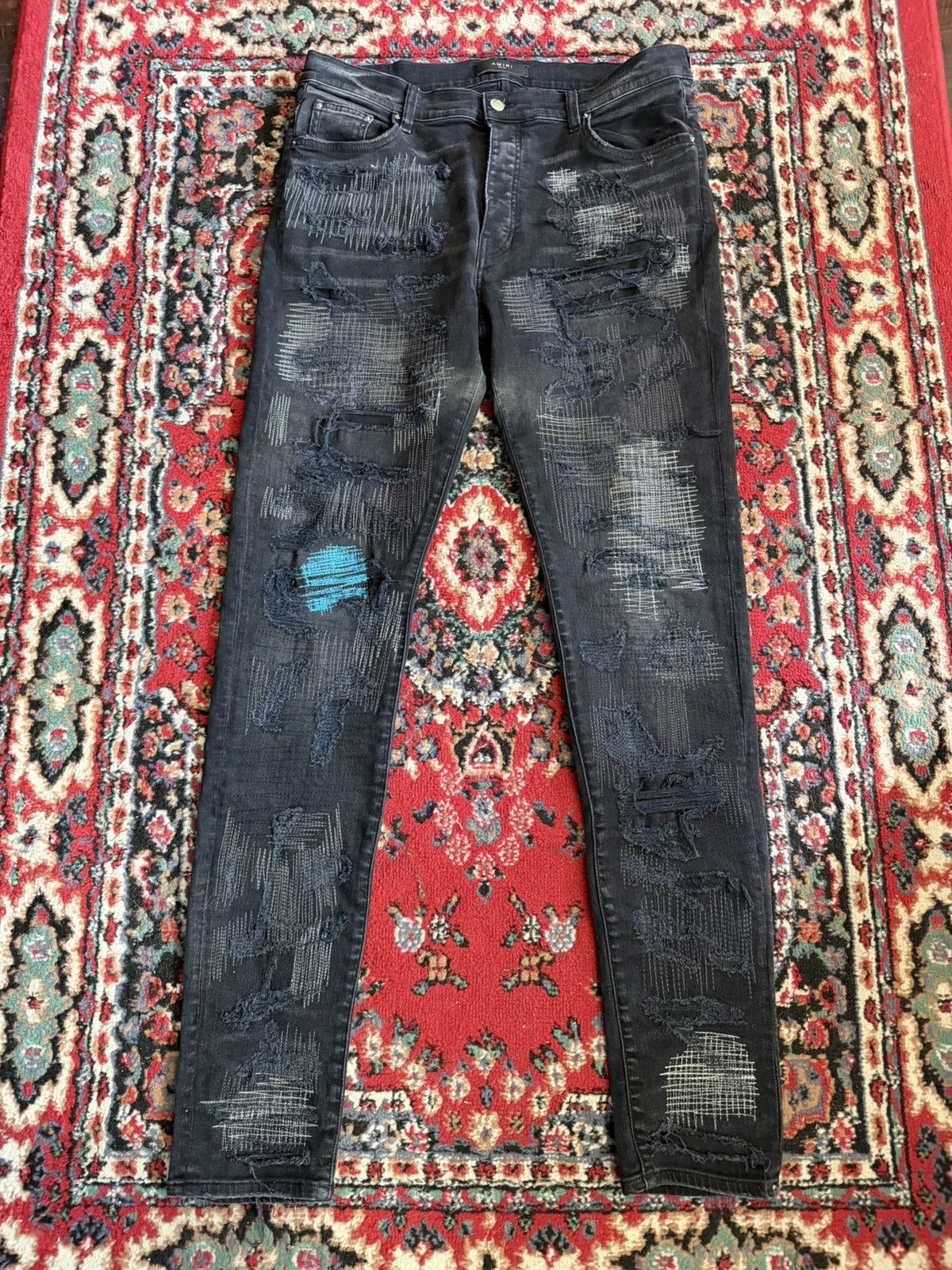 Amiri Amiri mx1 boro jeans size 36 Size US 36 / EU 52 - 1 Thumbnail