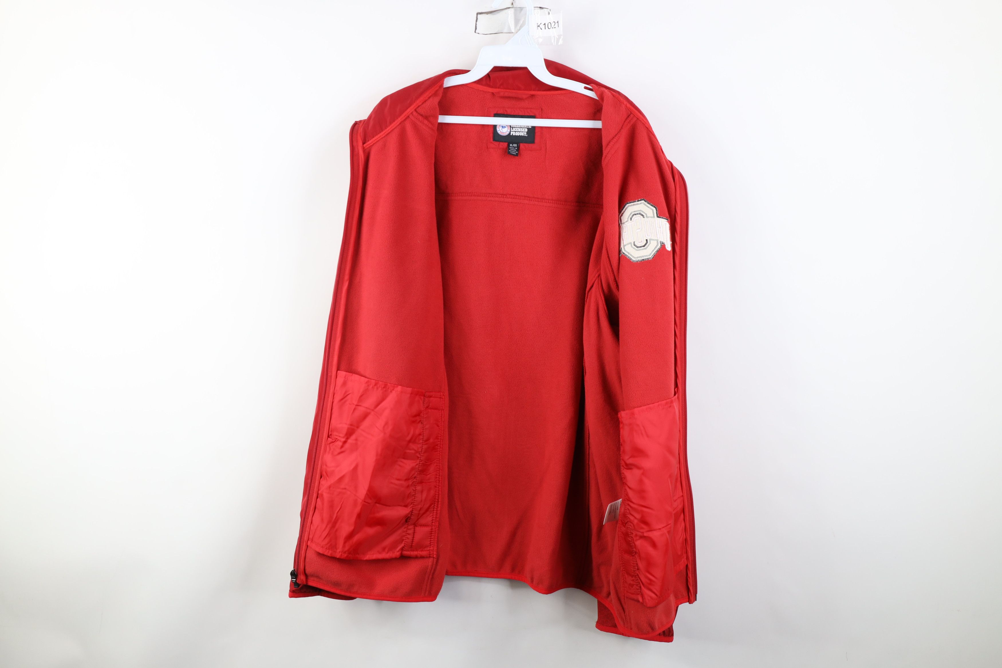 Vintage Vintage Y2K Ohio State University Fleece Windbreaker Jacket Size US XL / EU 56 / 4 - 10 Thumbnail