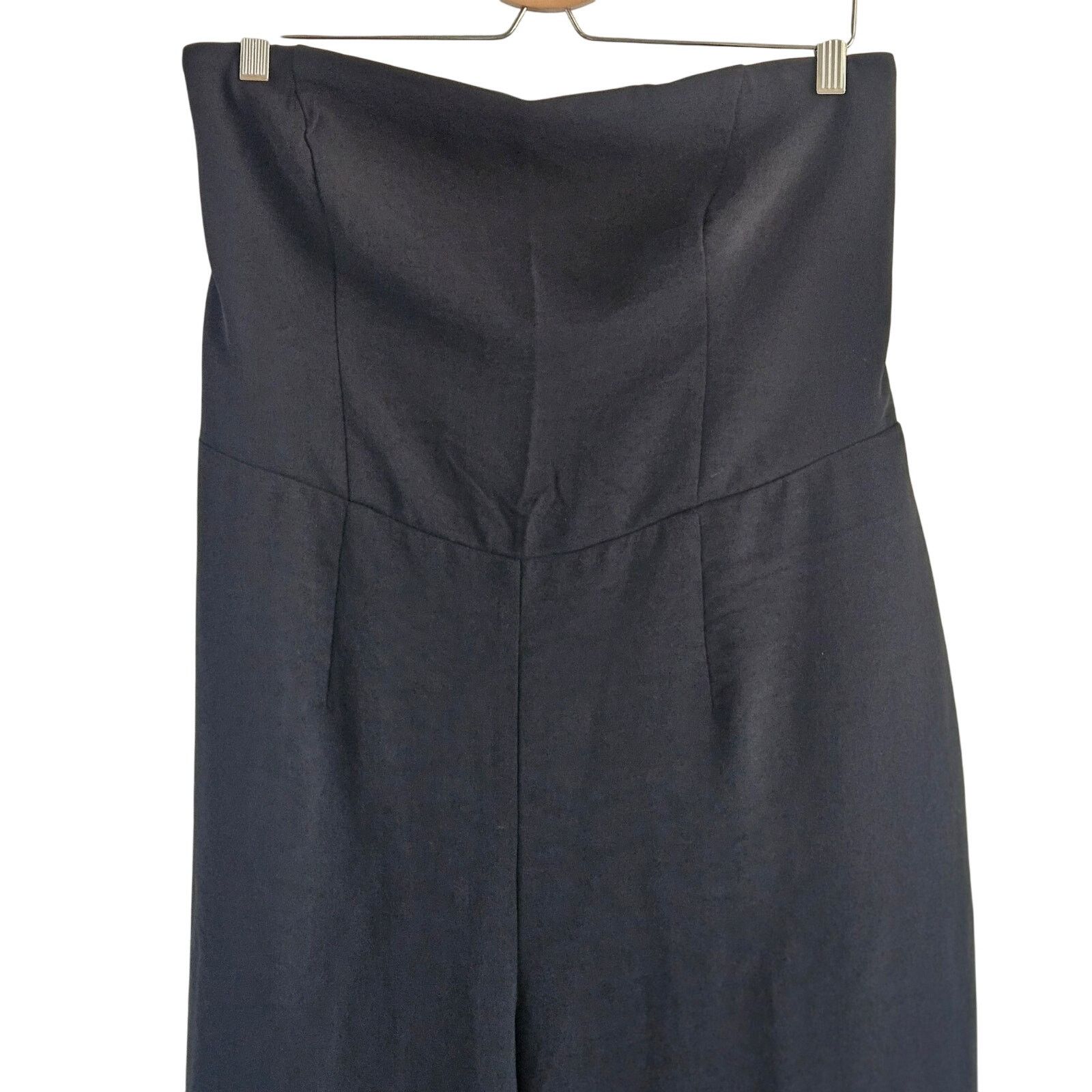 Abercrombie & Fitch NEW Abercrombie & Fitch StraplessCrepe Jumpsuit Black Size 38" / US 16 / IT 52 - 5 Thumbnail