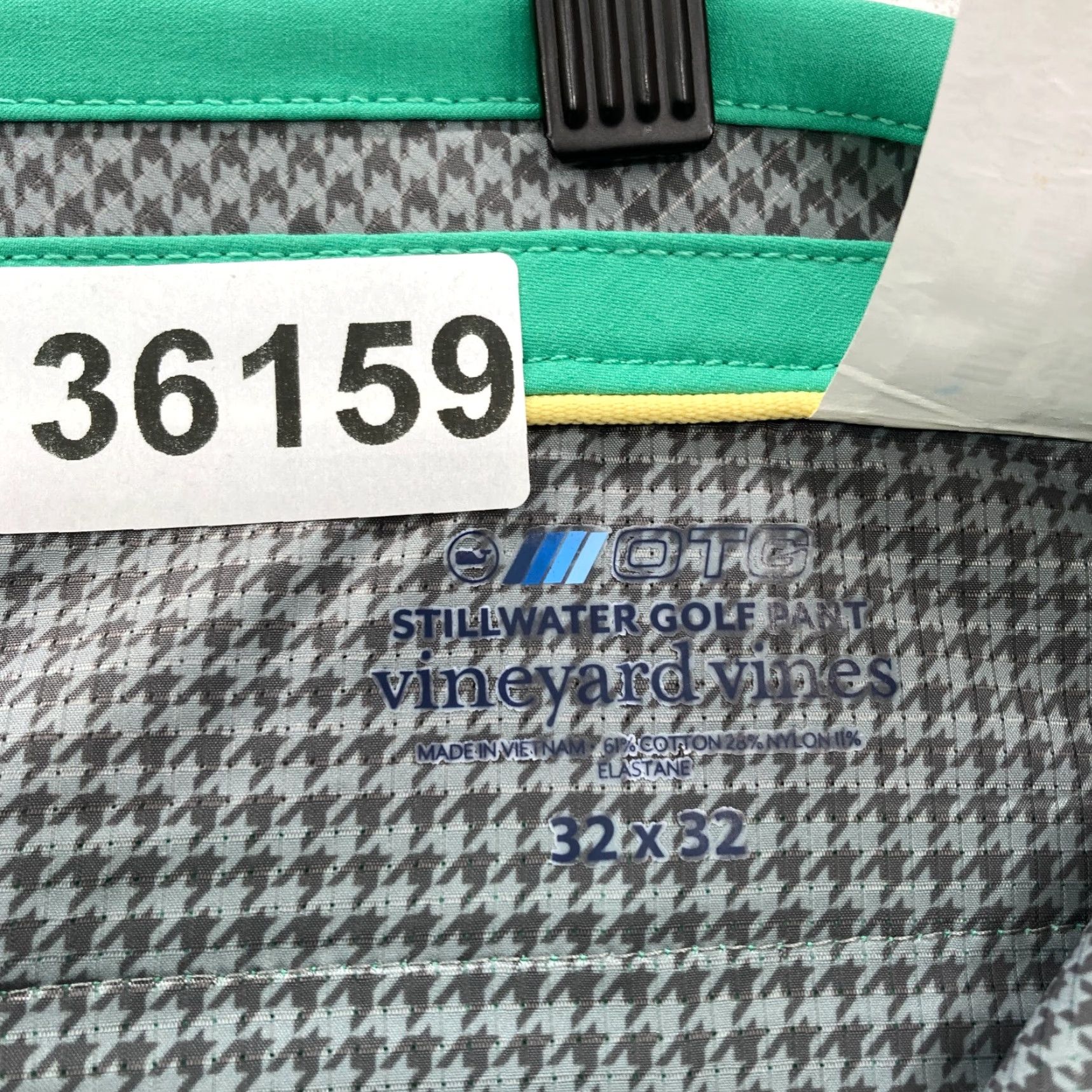 Vineyard Vines Vineyard Vines On The Go Stillwater Golf Pants Mens 32x32 Green Performance Tech Size US 32 / EU 48 - 4 Thumbnail