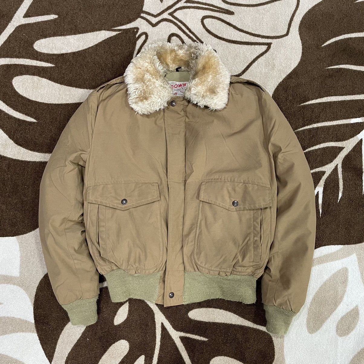 Rare × Schott × Vintage Vintage 1970 USA SCHOTT “DOWN ET PLUME 