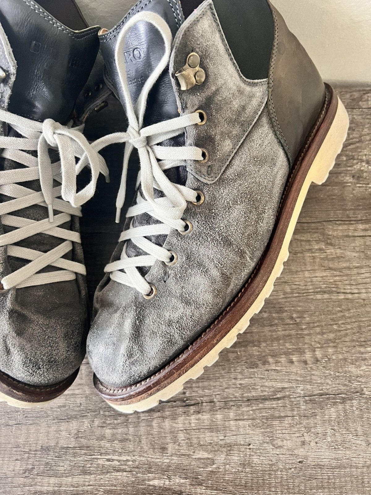 Buttero BUTTERO TAUPE SUEDE CANALONE HIKING BOOTS Size US 9 / EU 42 - 8 Thumbnail