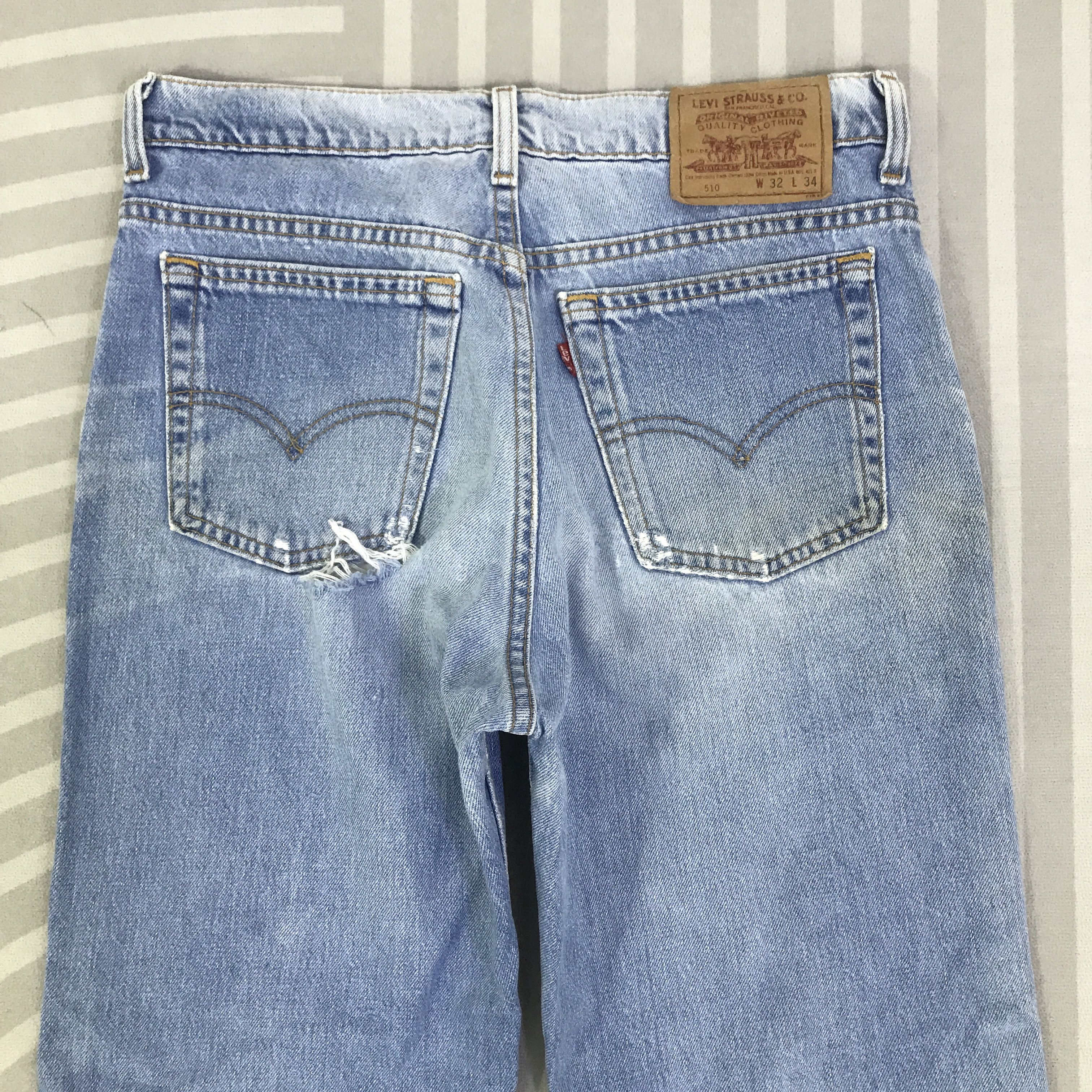 Levi's Vintage Levis Distressed Jeans pants K129B14 Size US 30 / EU 46 - 5 Thumbnail