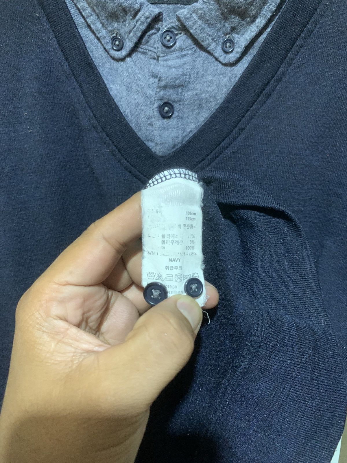 Raf Simons Double Layer BrooksHill Raf Simon Style Longsleeve Shirt Tee Size US L / EU 52-54 / 3 - 8 Thumbnail