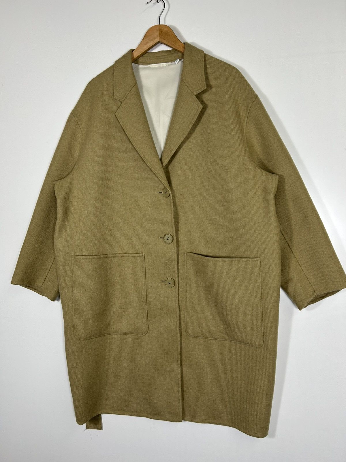 Lemaire × Uniqlo Christophe Lemaire x Uniqlo Oversized Belted Coat Size US L / EU 52-54 / 3 - 4 Thumbnail