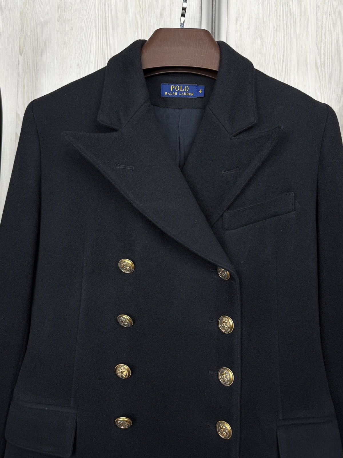 Polo Ralph Lauren Polo Ralph Lauren Double-Breasted Wool blend pea coat size 4 Size S / US 4 / IT 40 - 3 Thumbnail