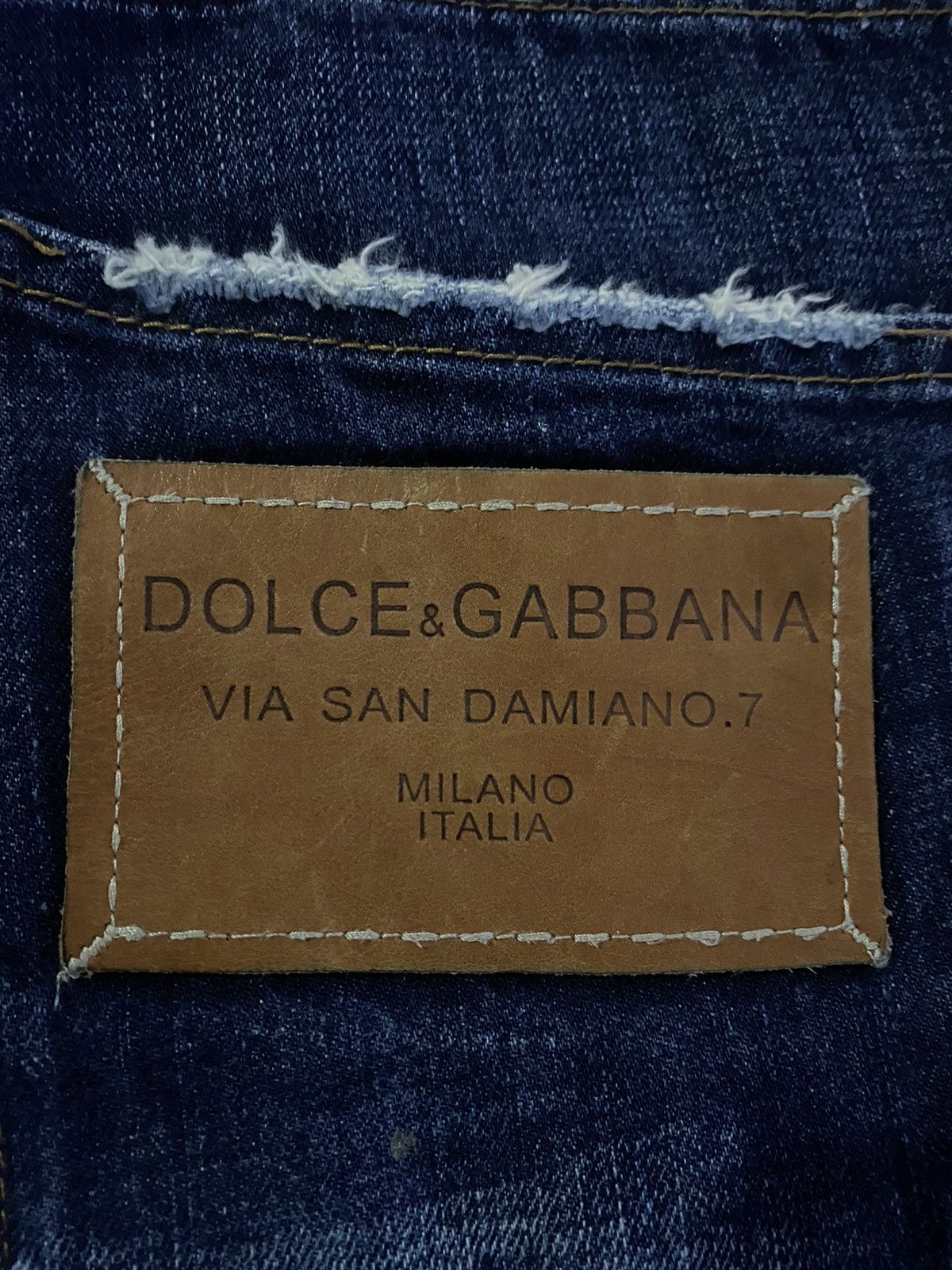 Dolce & Gabbana × Vintage 🔥RARE🔥DOLCE & GABBANA Distressed Denim Size US 33 - 3 Thumbnail