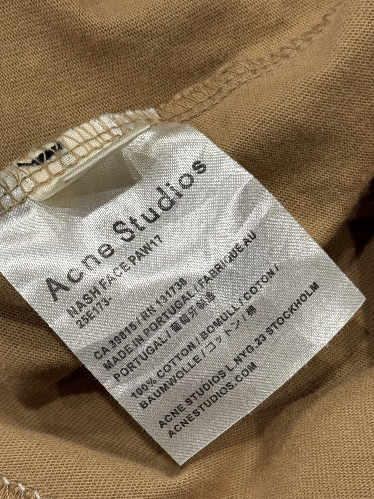 Acne Studios Acne Studios NASH FACE PAW17 T Shirt Size XS / US 0-2 / IT 36-38 - 9 Thumbnail