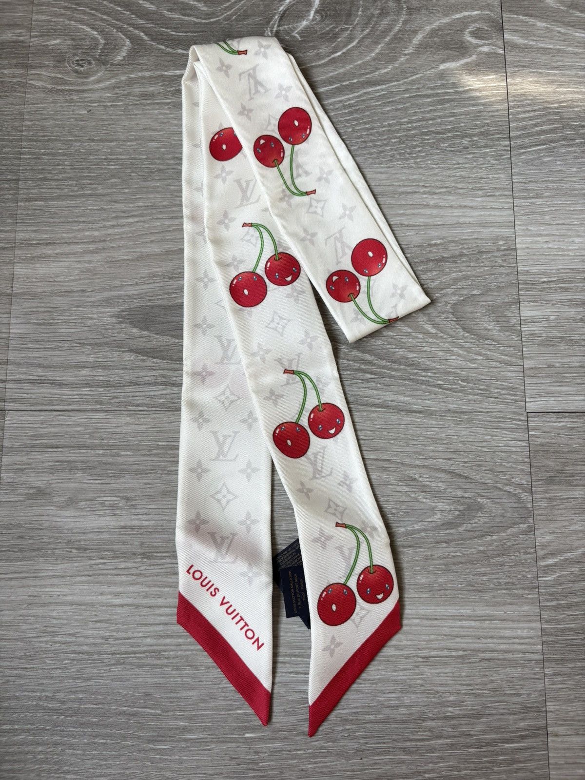 Louis Vuitton × Takashi Murakami Louis Vuitton Murakami Cherry White Bandeau Size ONE SIZE - 3 Thumbnail