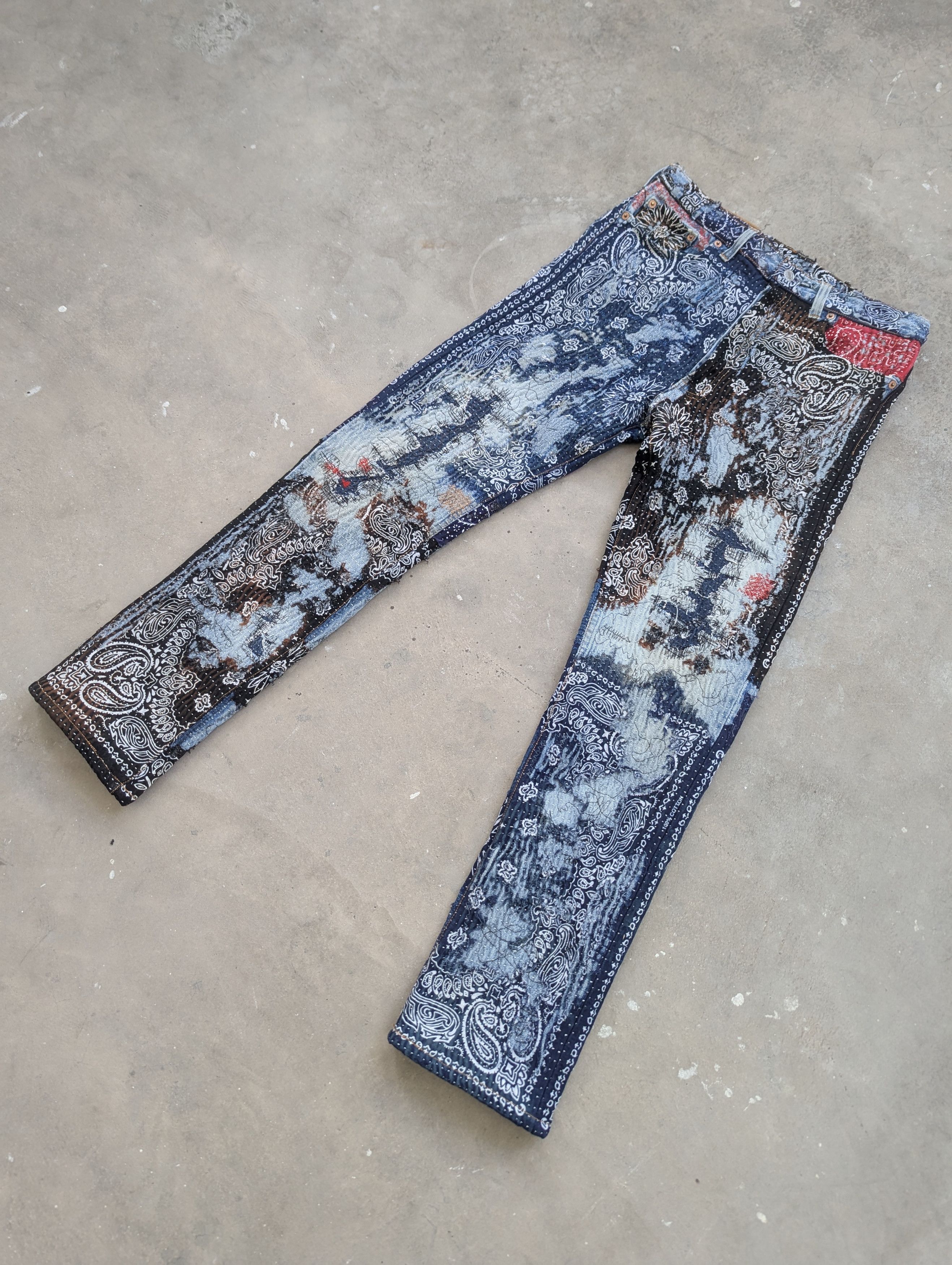 Levi's VintageVintage Levis 501 Inspired Proleta Re Art Custom Made Size US 31 - 3 Thumbnail