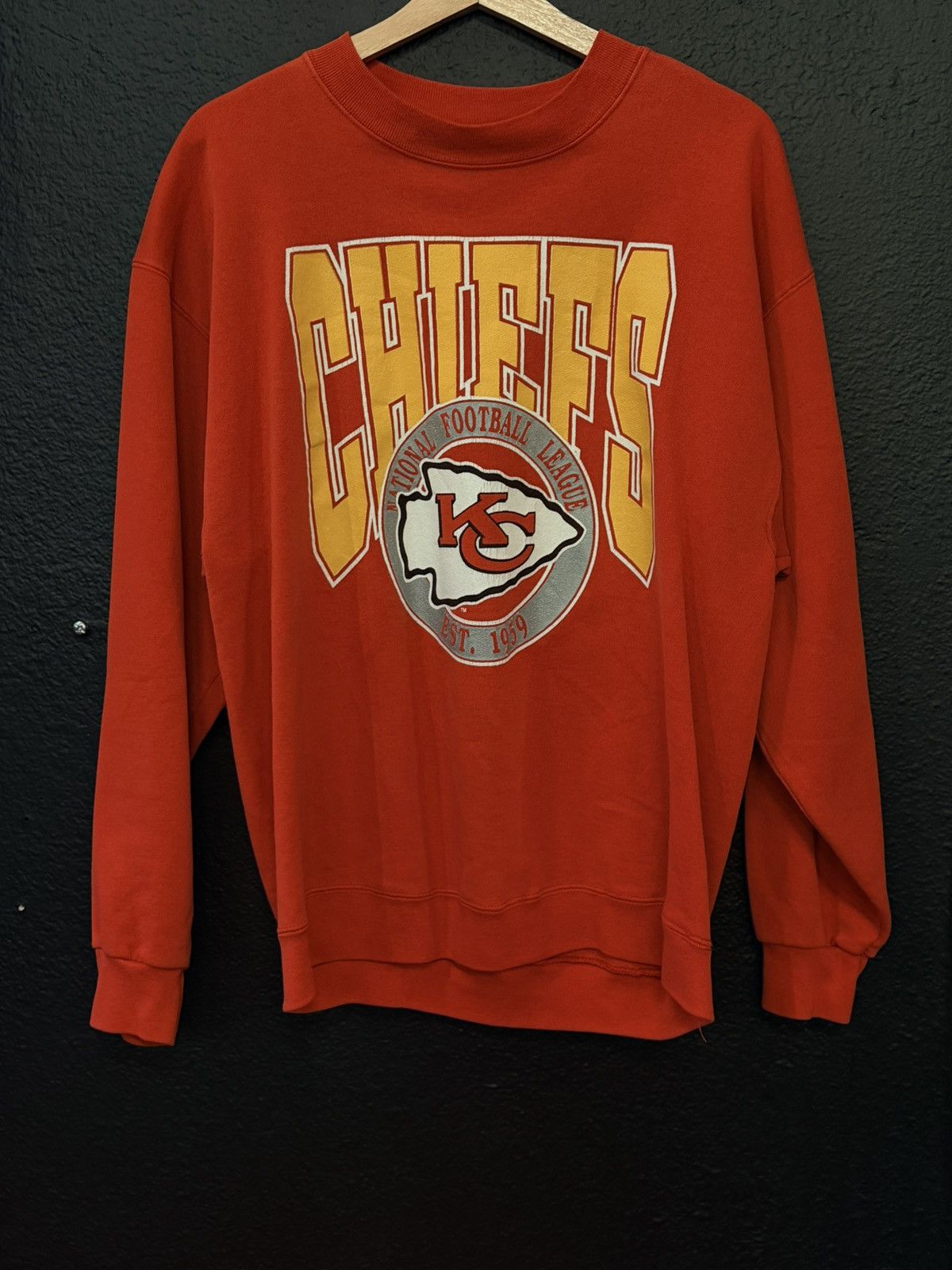 Vintage Vintage Cheifs Crewneck Size US XL / EU 56 / 4 - 1 Thumbnail