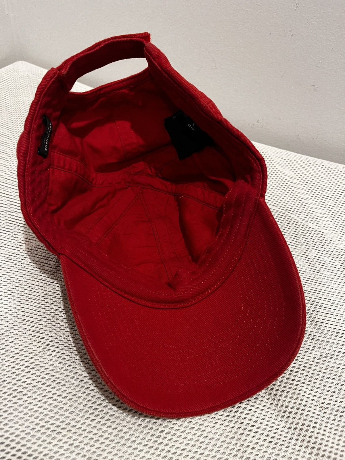 Balenciaga Balenciaga Red Front Logo Hat (unisex) Size ONE SIZE - 18 Thumbnail