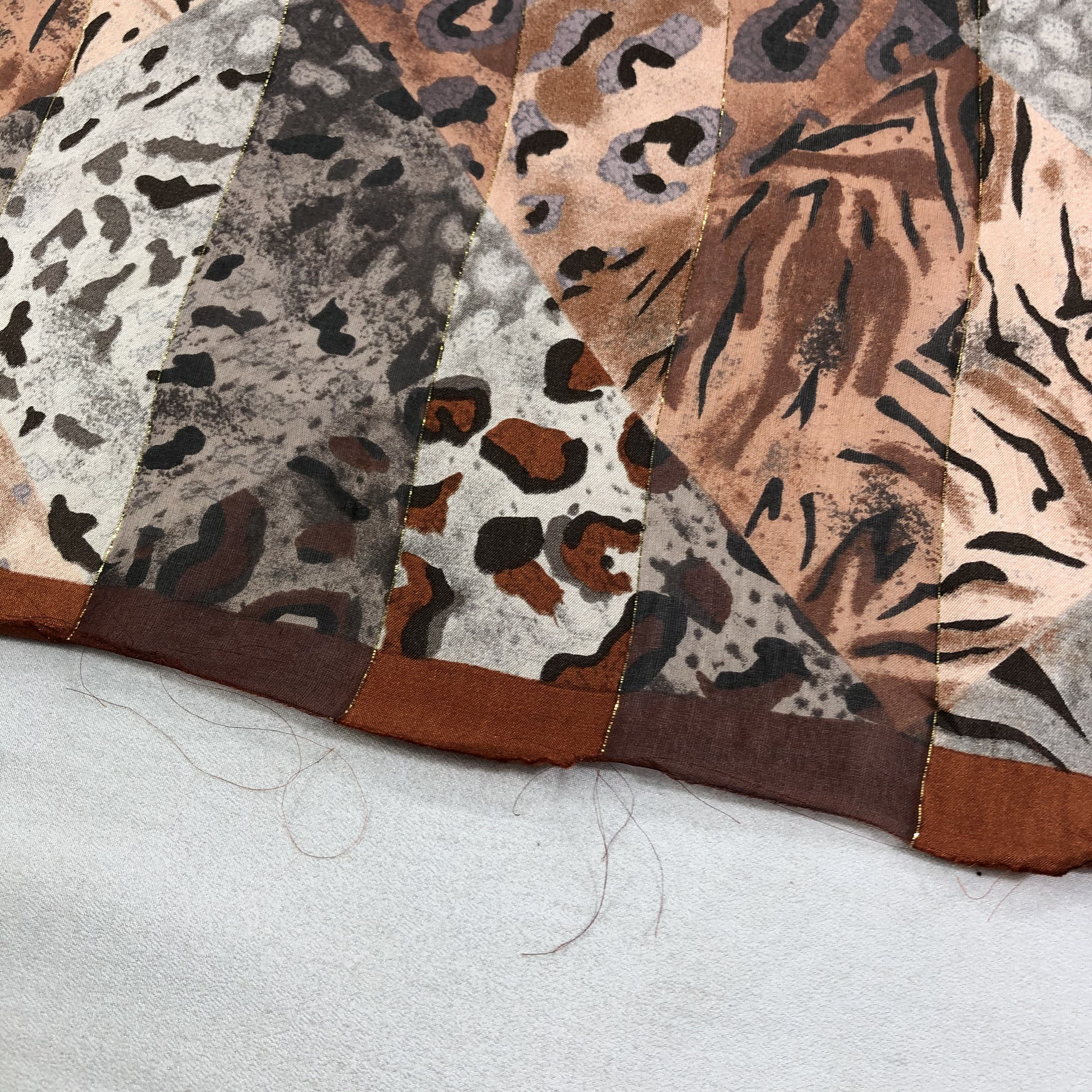 Vintage Vintage Silk Scarf Size ONE SIZE - 3 Thumbnail