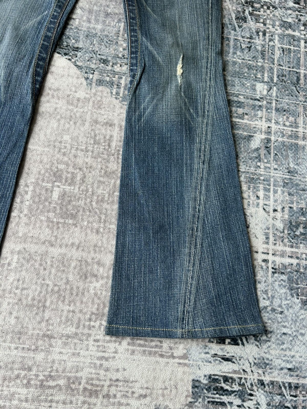 Tornado Mart A.v.v Design Flared jeans Size 28" / US 6 / IT 42 - 6 Thumbnail
