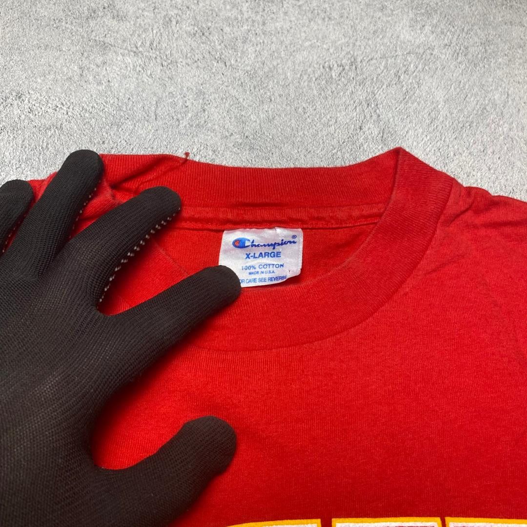 Champion Vintage Single Stitch Champion Rockets Basketball Tee Size US XL / EU 56 / 4 - 4 Thumbnail