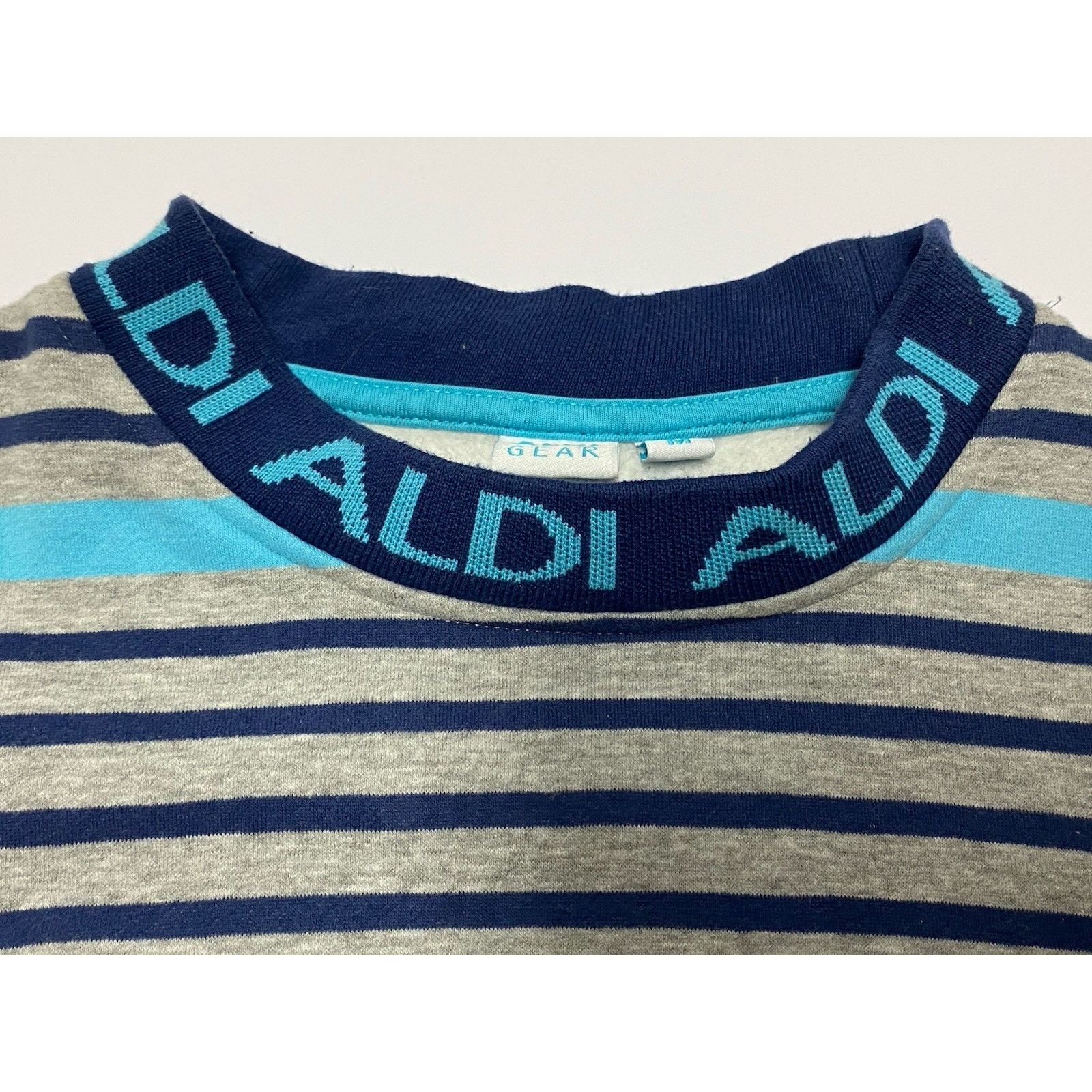 Other Aldi Sweatshirt Mens M Crewneck Stripes Retro Cuffs Size US M / EU 48-50 / 2 - 3 Thumbnail
