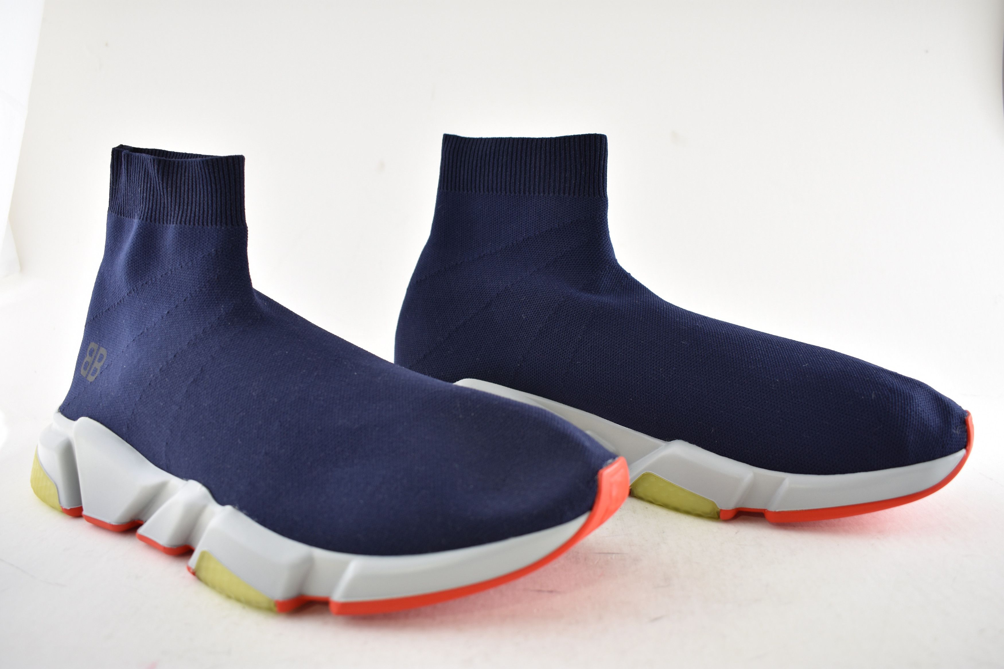 Balenciaga Balenciaga Speed Sock Grey BB Logo High Top Sneaker 44 11 Size US 11 / EU 44 - 3 Thumbnail