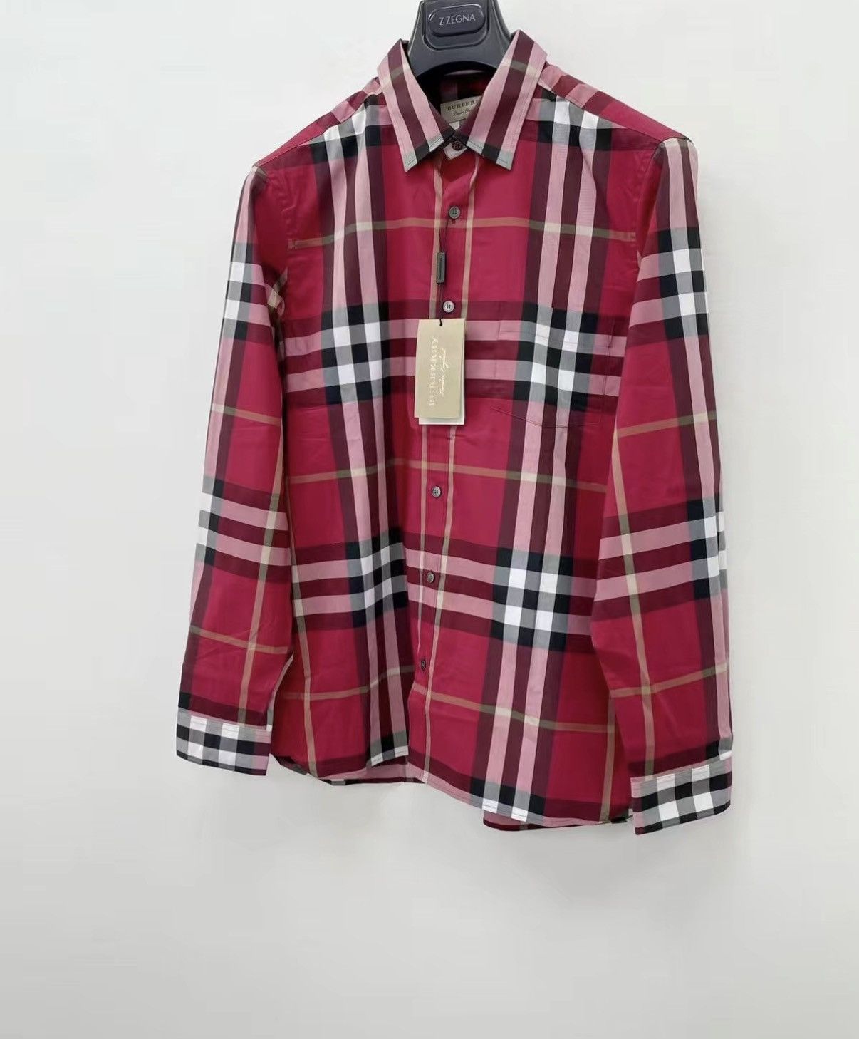 Burberry BURBERRY Stretch Long Sleeve Shirt J30 Size US XL / EU 56 / 4 - 2 Thumbnail