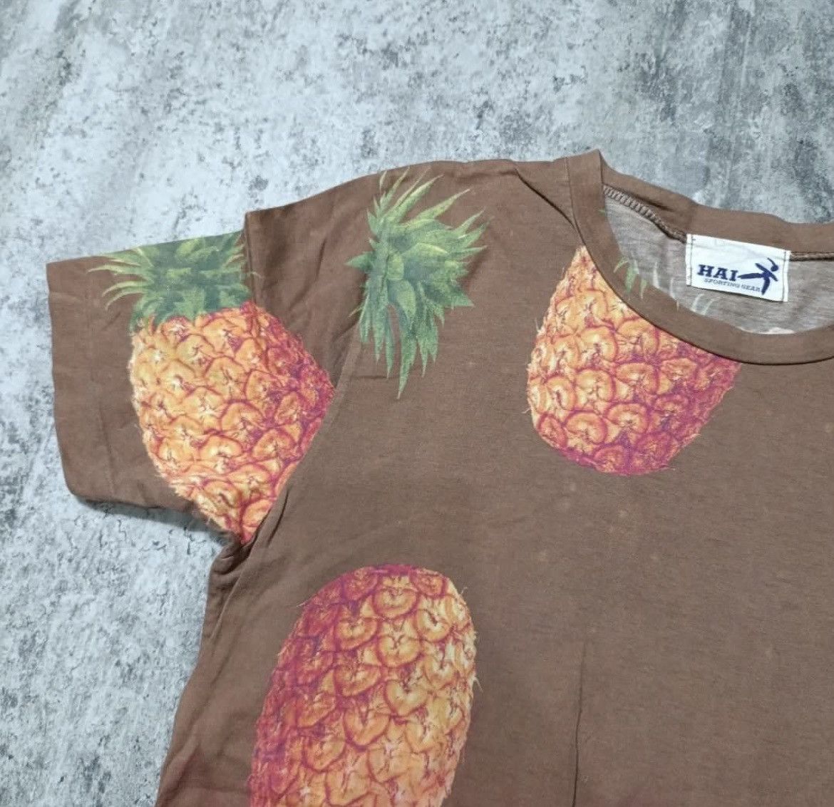 Hai Sporting Gear × Issey Miyake × Japanese Brand Hai Sporting Gear Pinnaple Shirt Size US M / EU 48-50 / 2 - 2 Thumbnail