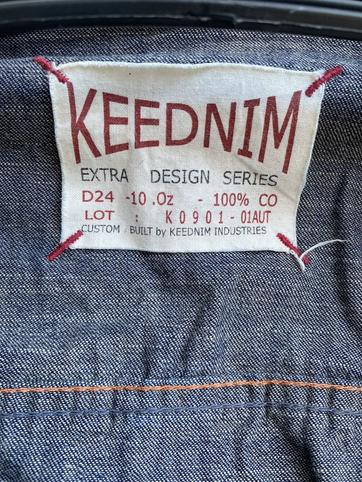 Japanese Brand Vtg 90s KEE DENIM shawl collar jacket distressed design Size US M / EU 48-50 / 2 - 8 Thumbnail