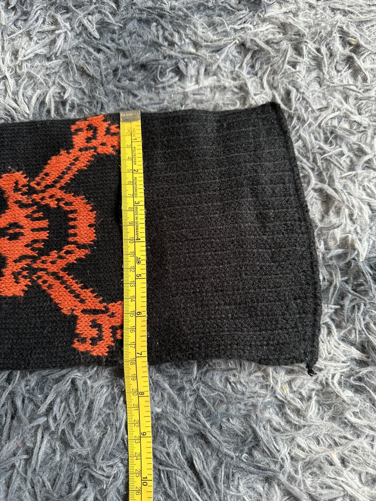 Japanese Brand 2010's Ryoko Kikuchi skull wool muffler Size ONE SIZE - 7 Thumbnail