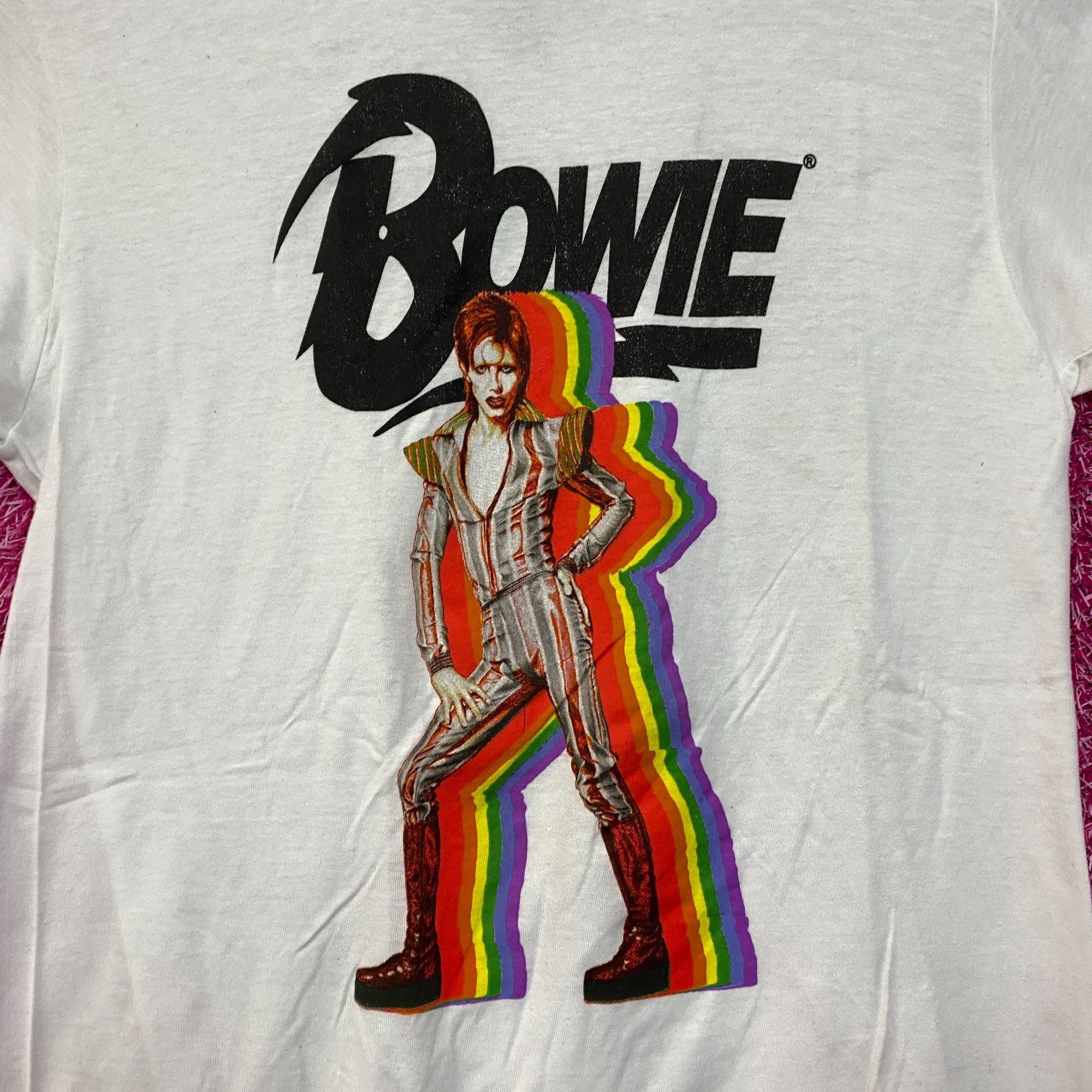 Band Tees David Bowie Star Man Rainbow Rock Tshirt size Small Size US S / EU 44-46 / 1 - 2 Thumbnail