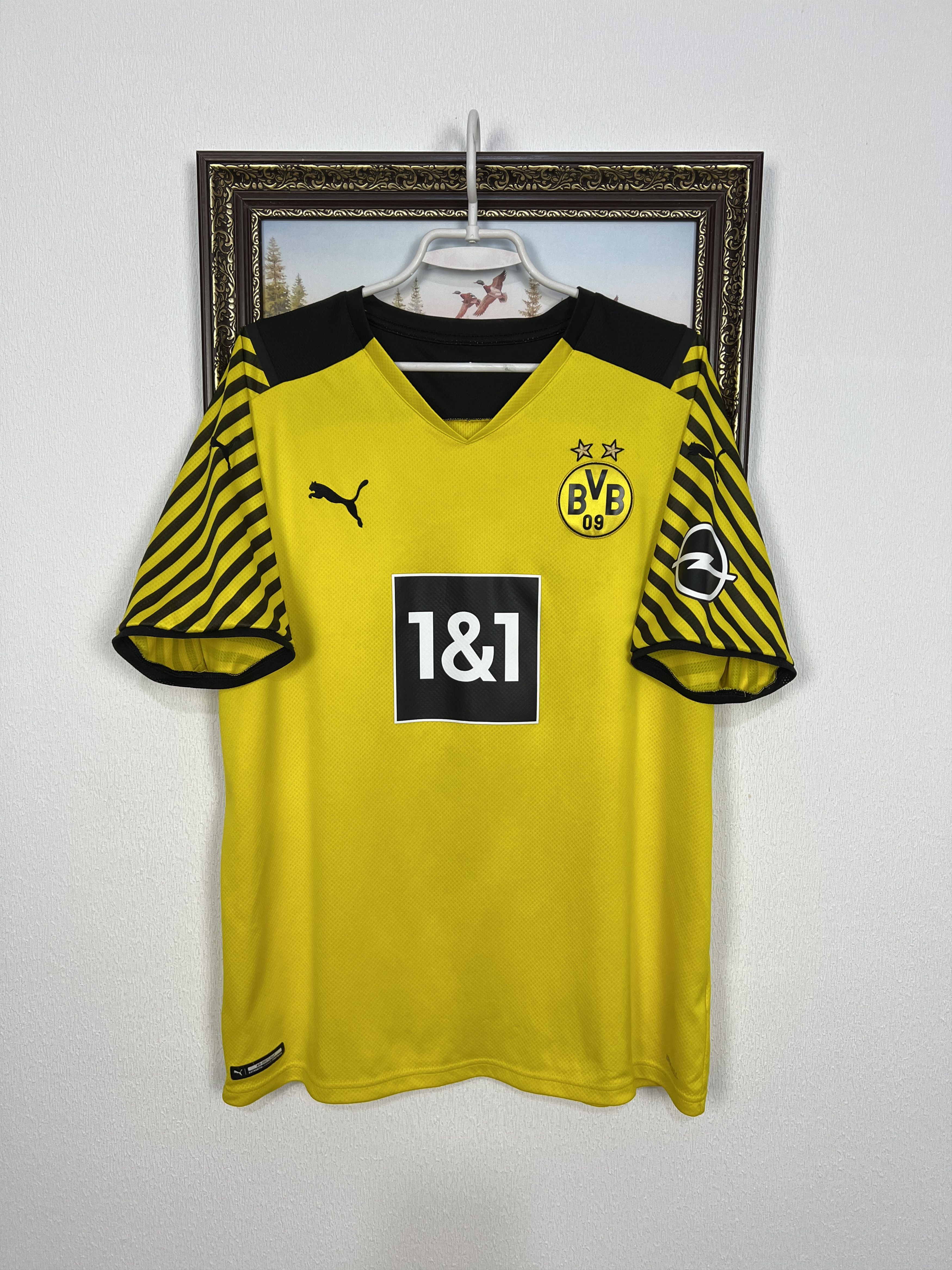 Puma Borussia Dortmund Home football shirt 2021 Soccer Puma Size US XL / EU 56 / 4 - 1 Thumbnail