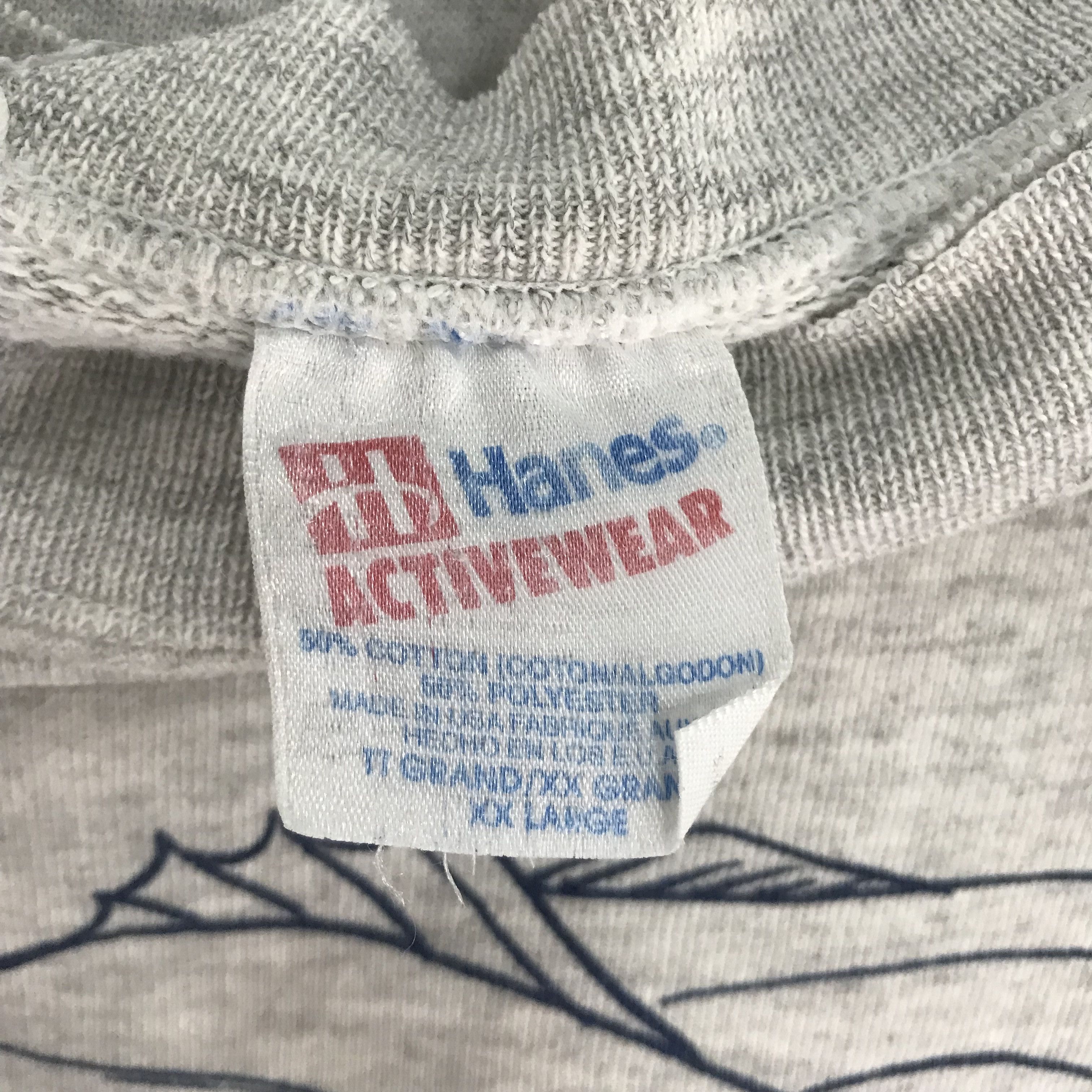 Hanes vintage gray hanes sweatshirt - 621 Size US XXL / EU 58 / 5 - 8 Thumbnail