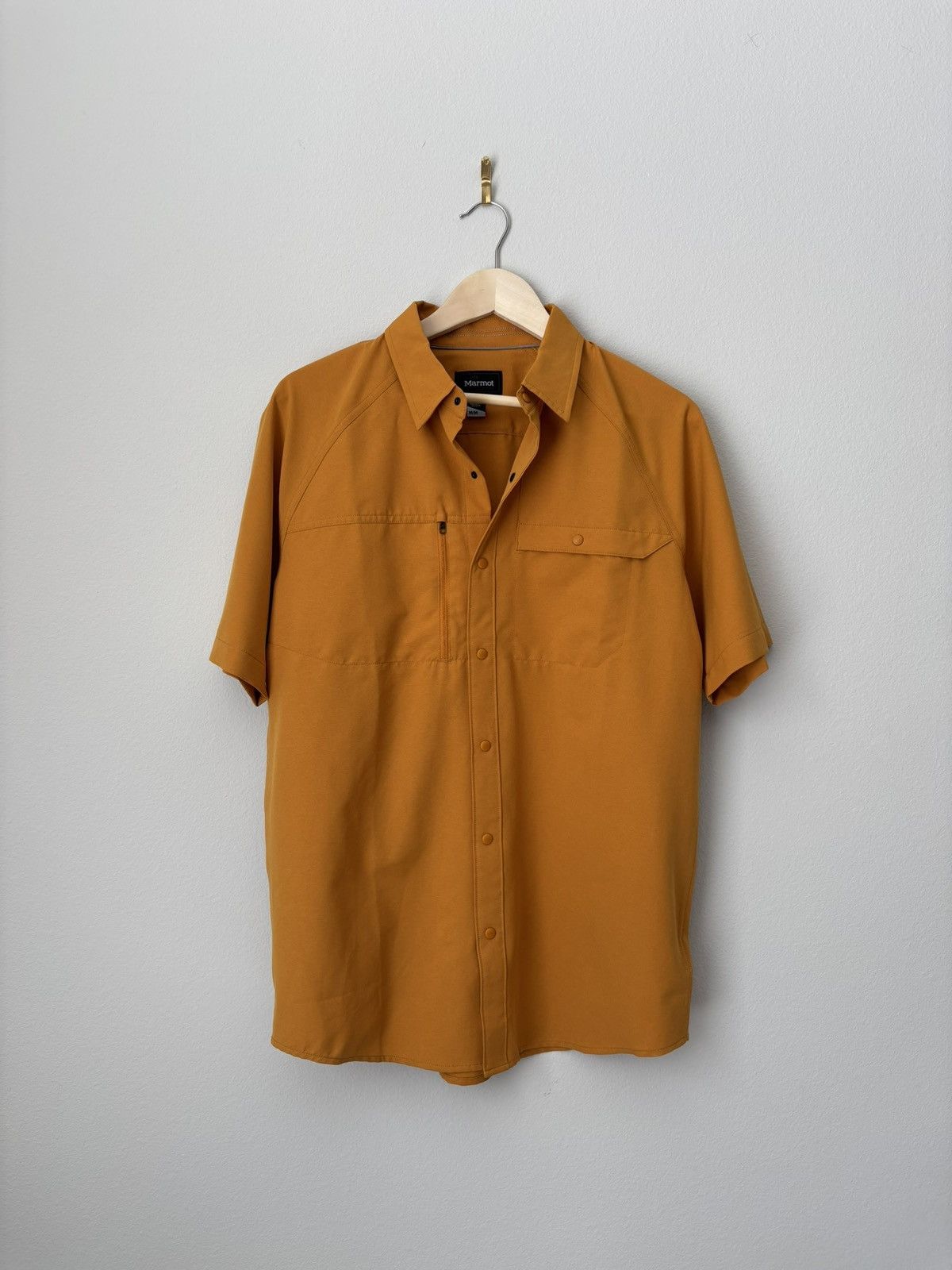 Marmot Marmot Yellow Casual Button Down Shirt Short Sleeve Size US M / EU 48-50 / 2 - 10 Thumbnail