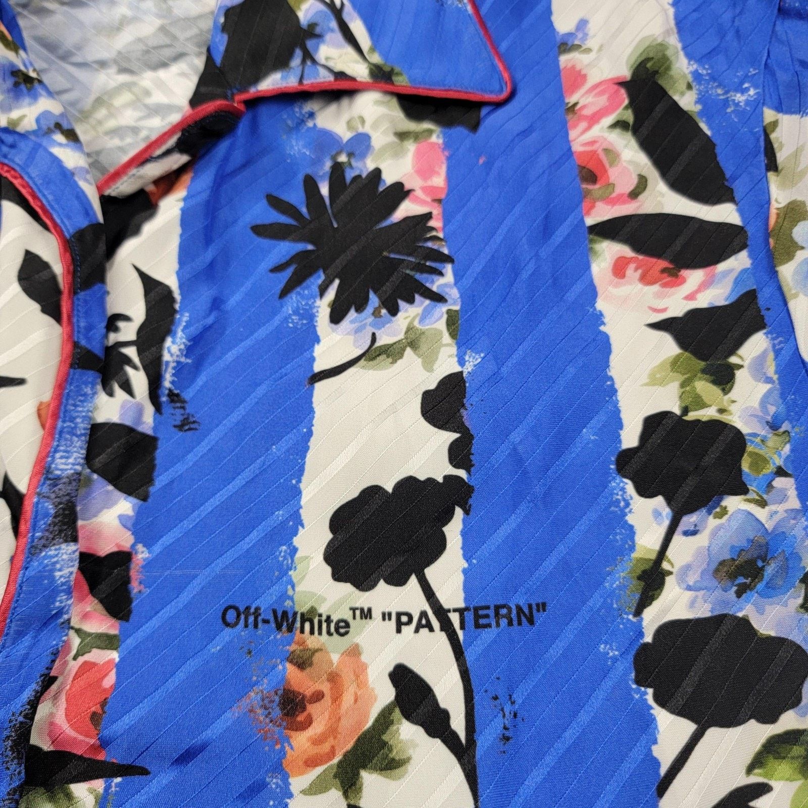 Off-White Off-White Shirt Unisex 38 Floral Stripe Virgil Abloh (976) Size XS / US 0-2 / IT 36-38 - 11 Thumbnail