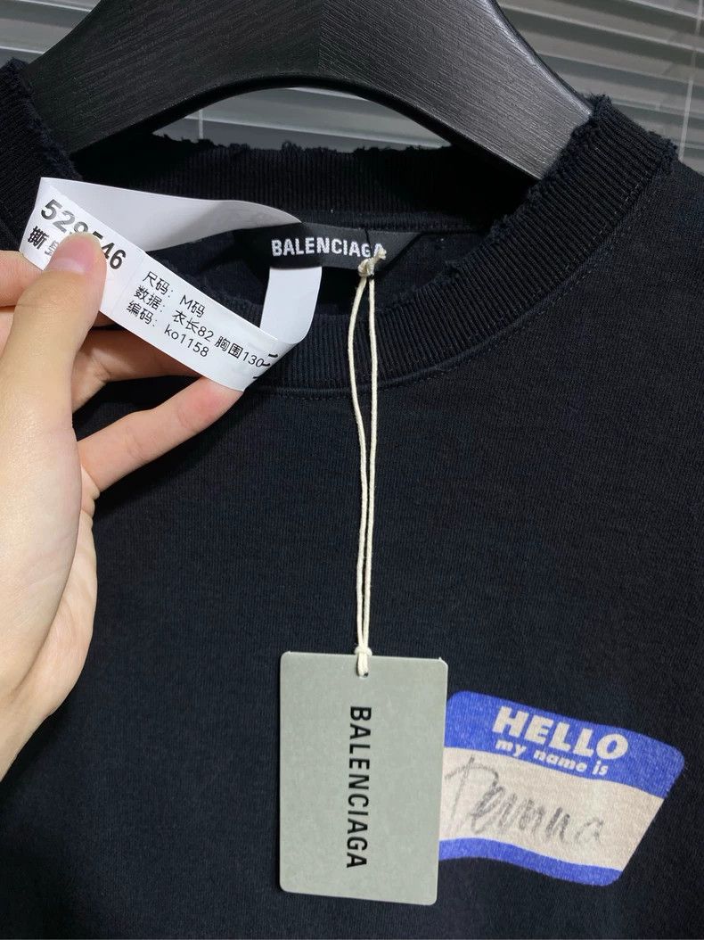 Balenciaga Balenciaga Demna signature violation long sleeves 2503-Next Size US M / EU 48-50 / 2 - 5 Thumbnail