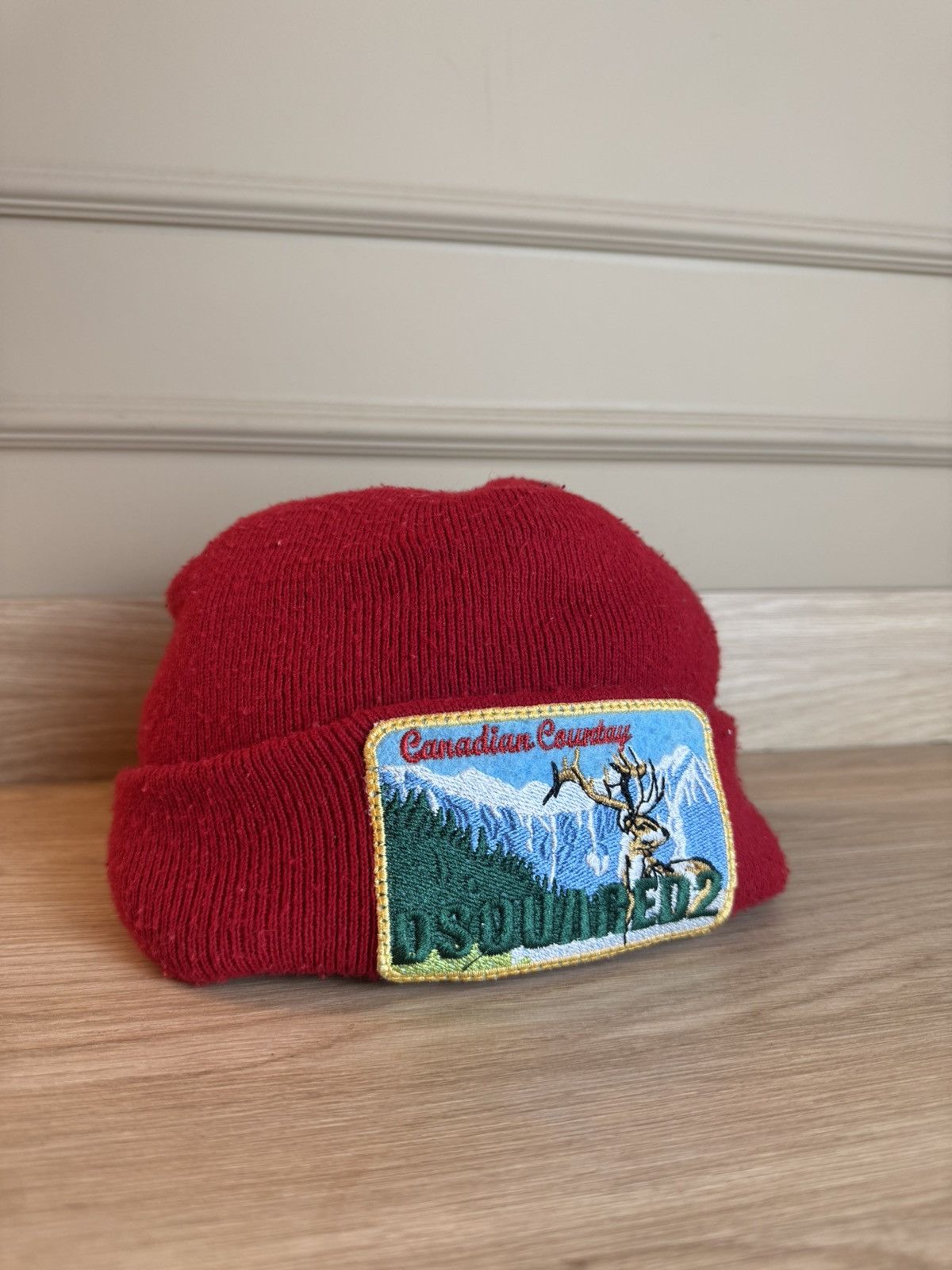 Dsquared2 Dsquared2 Beanie Hat Big Patches Size ONE SIZE - 1 Thumbnail