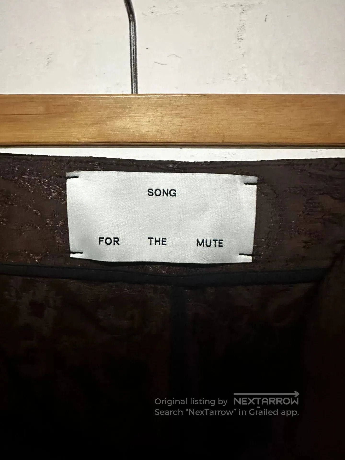 Song For The Mute SFTM 24.1 The Dreamers Strap Trousers. Size US 32 / EU 48 - 3 Thumbnail