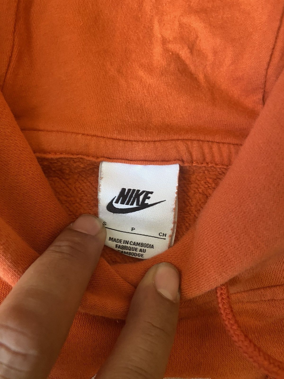 Vintage Vintage Nike (center swoosh) Hoodie Size S / US 4 / IT 40 - 4 Thumbnail