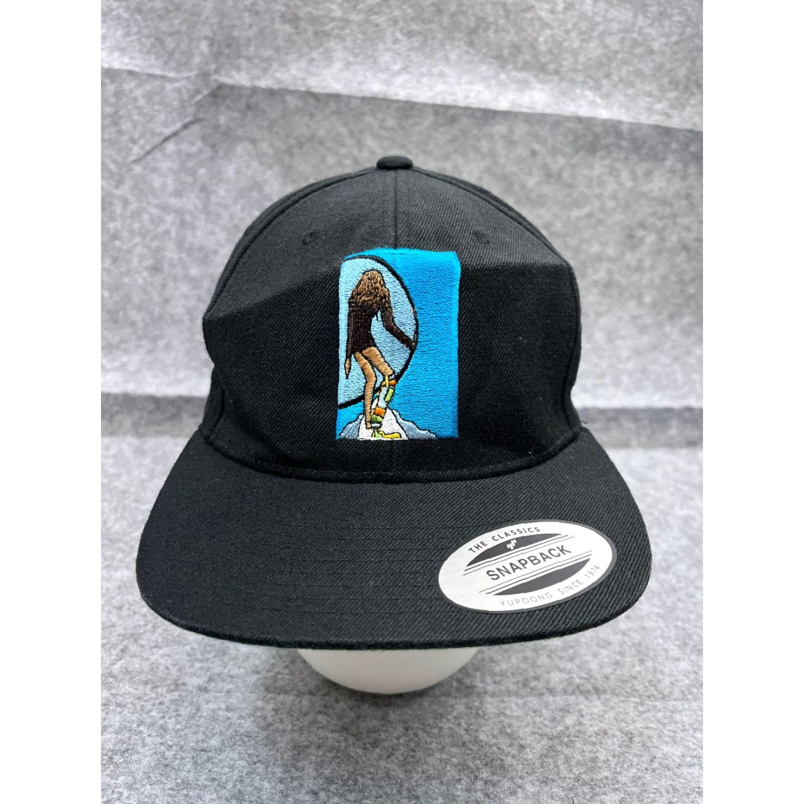 Vintage Stance ISA World Adaptive Surfing Hat Cap Snap Back Adult Black Wool Blend 2016 Size ONE SIZE - 2 Thumbnail